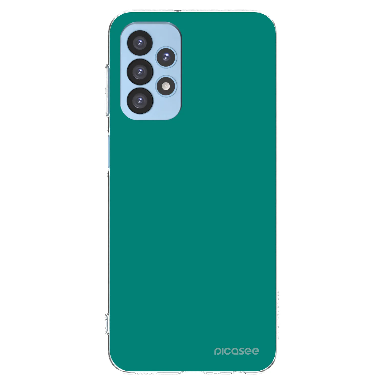 Picasee silikónový prehľadný obal pre Samsung Galaxy A23 A235F 4G - Emerald Mist