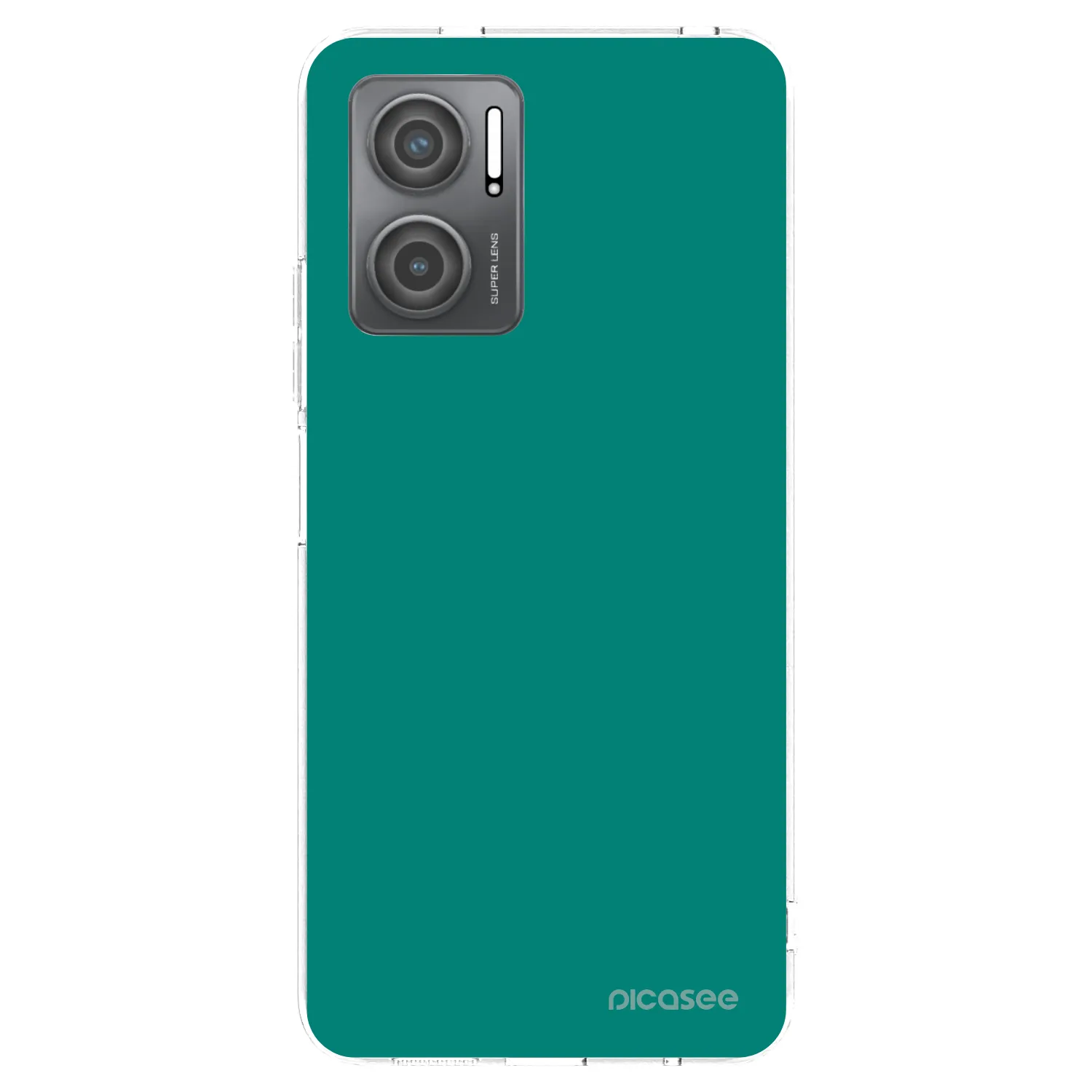 Silikónový prehľadný obal pre Xiaomi Redmi 10 5G - Emerald Mist