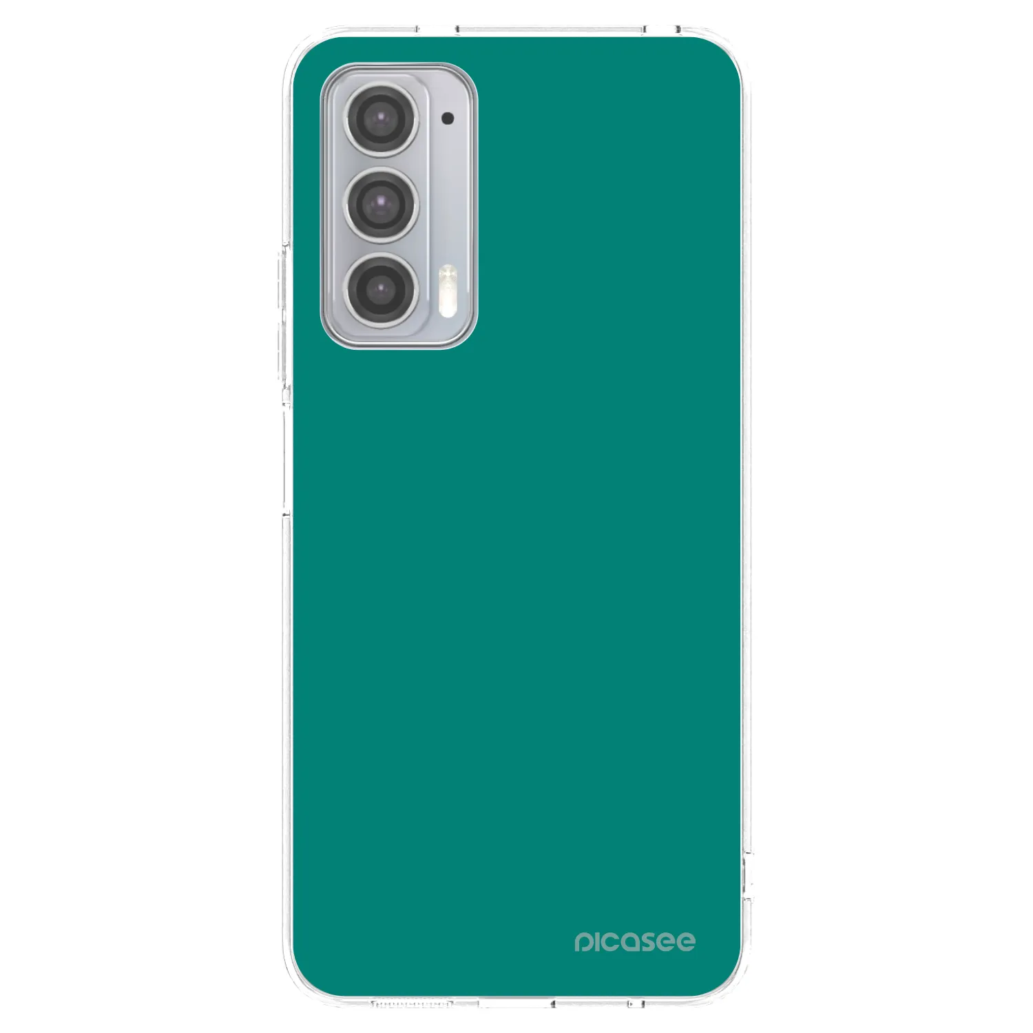 Picasee silikónový prehľadný obal pre Motorola Edge 20 - Emerald Mist