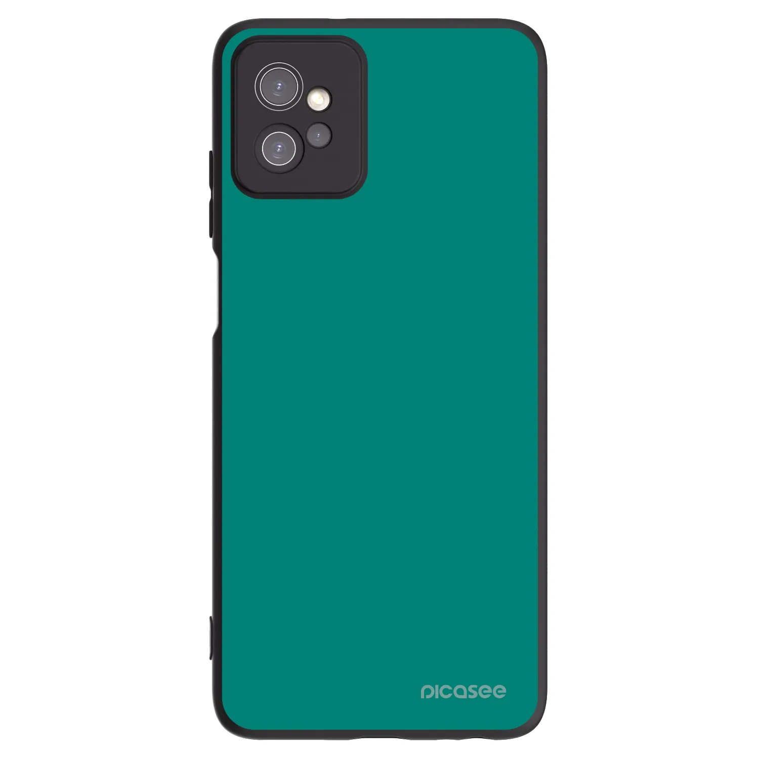 Picasee silikónový čierny obal pre Motorola Moto G32 - Emerald Mist