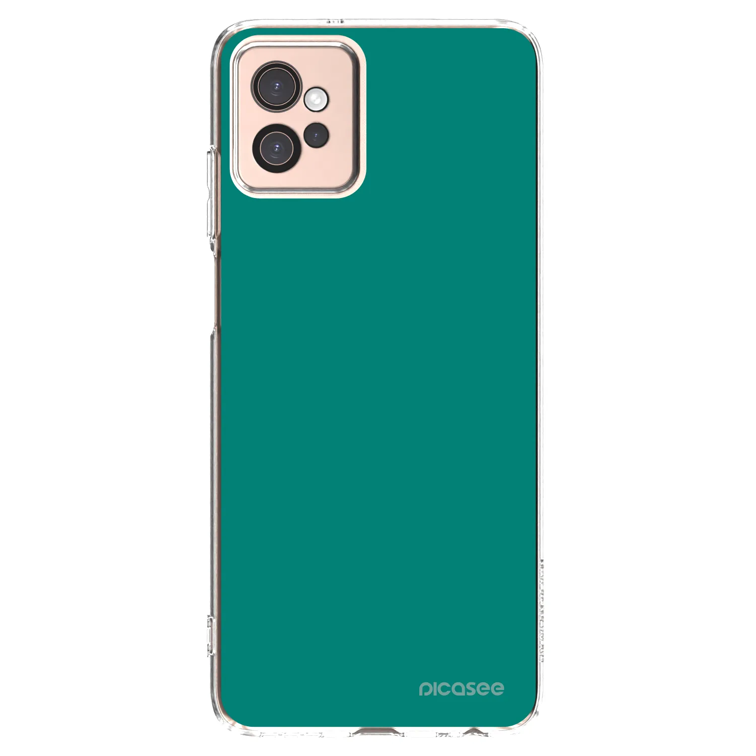 Picasee silikónový prehľadný obal pre Motorola Moto G32 - Emerald Mist