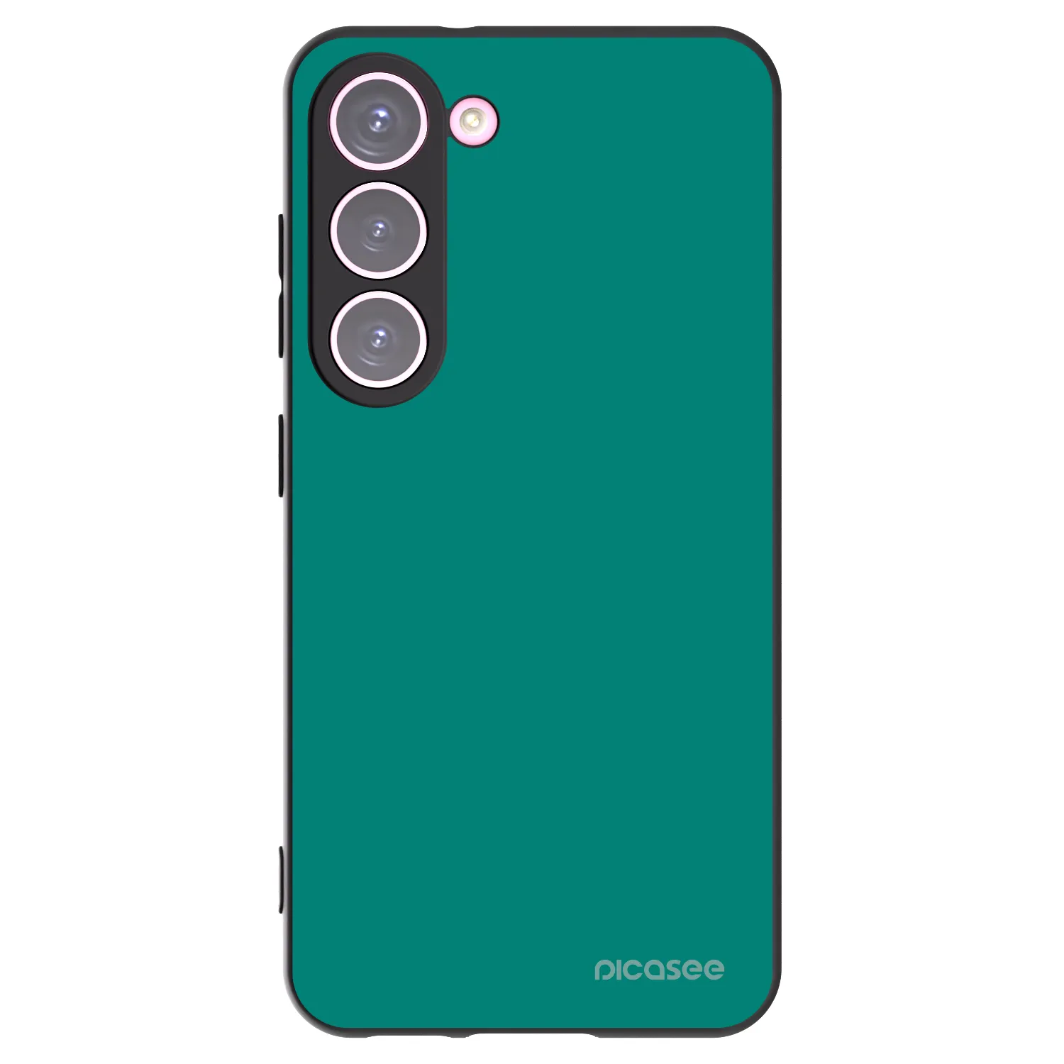 Silikónový čierny obal pre Samsung Galaxy S23 5G - Emerald Mist