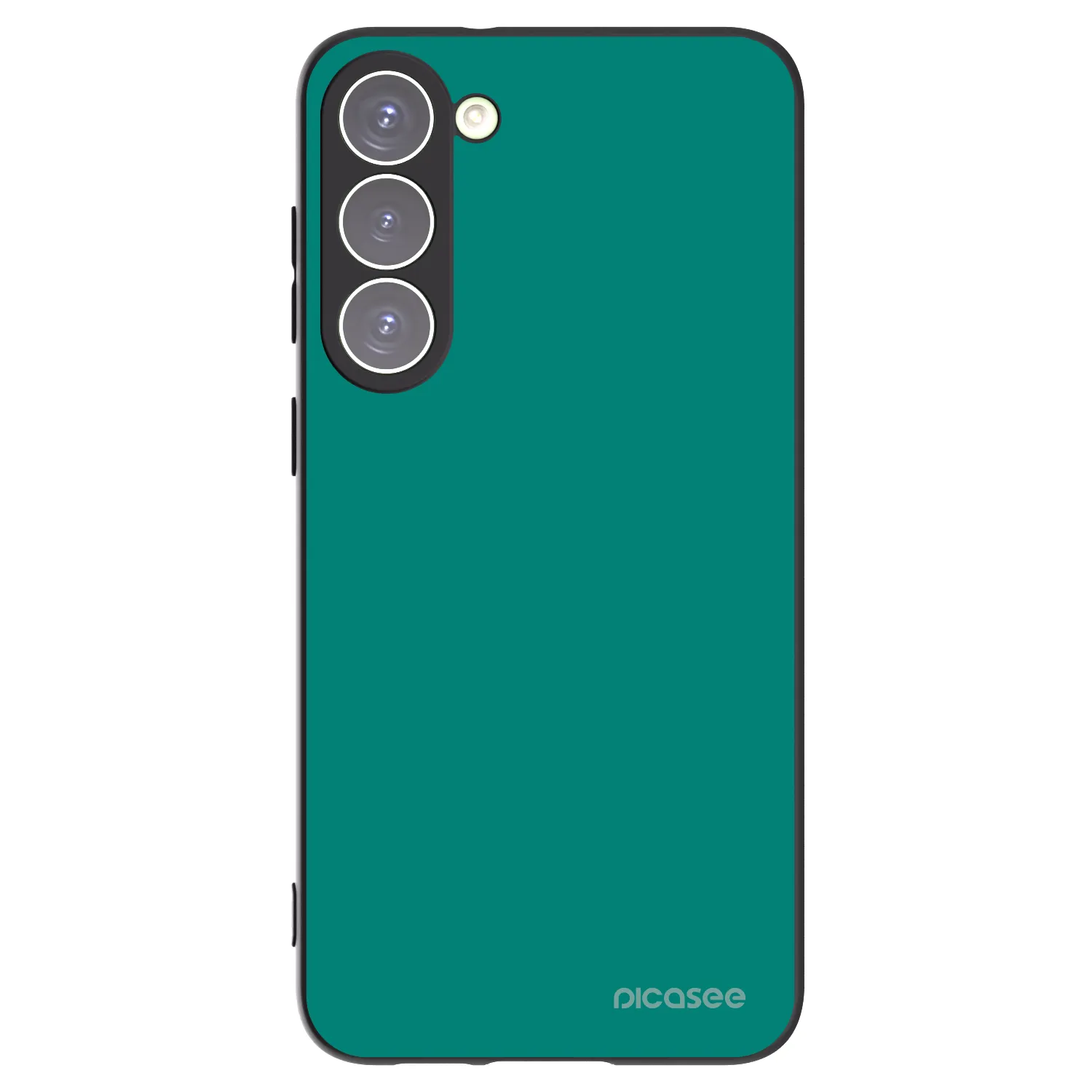 Picasee silikónový čierny obal pre Samsung Galaxy S23+ 5G - Emerald Mist