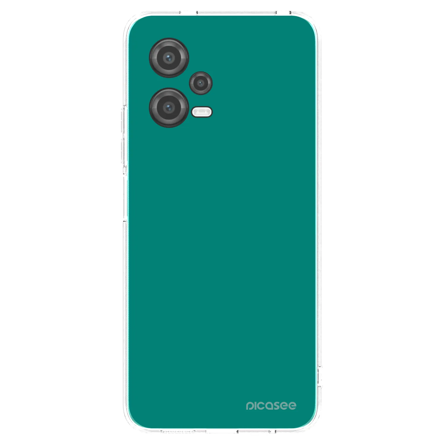 Picasee silikónový prehľadný obal pre Xiaomi Poco X5 - Emerald Mist