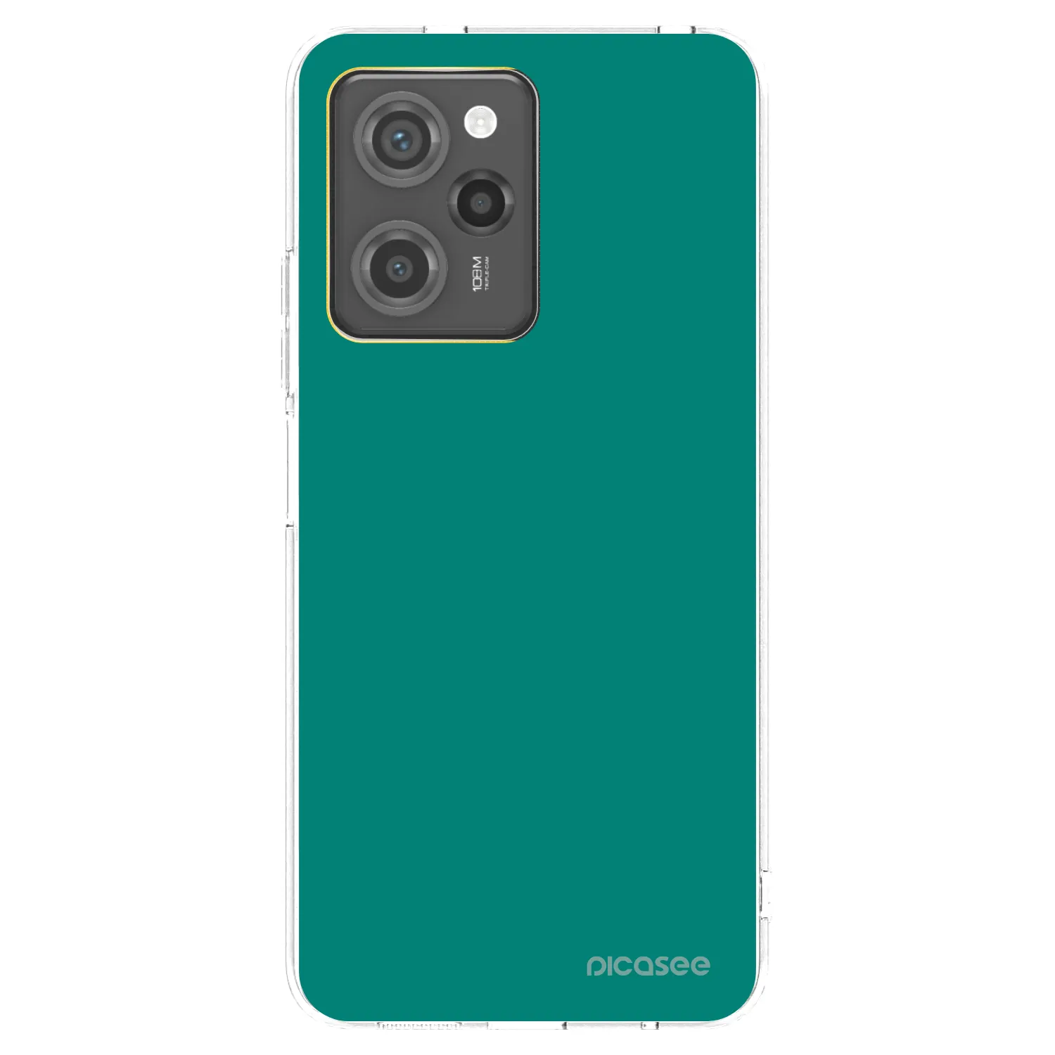 Picasee silikónový čierny obal pre Xiaomi Poco X5 Pro - Emerald Mist