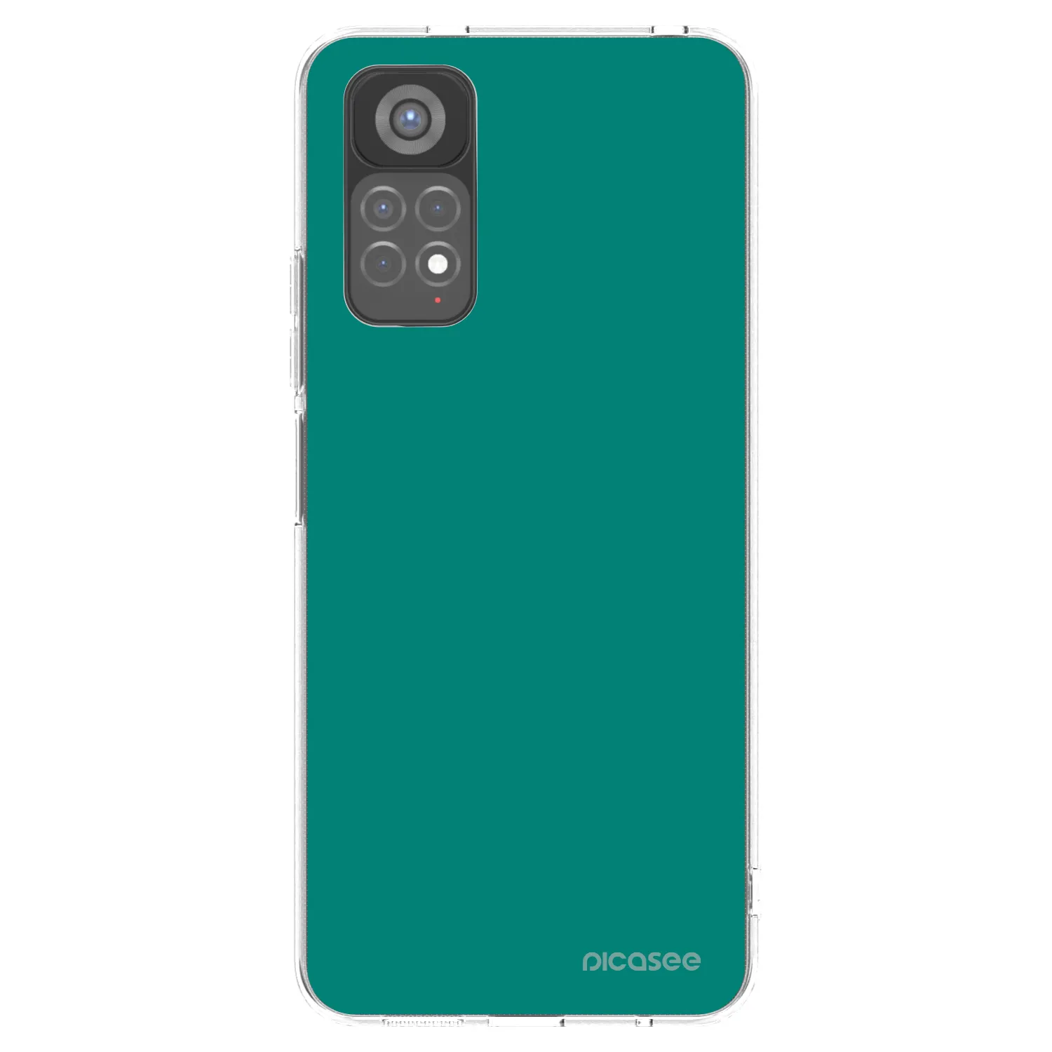 Picasee silikónový prehľadný obal pre Xiaomi Redmi Note 11S 5G - Emerald Mist