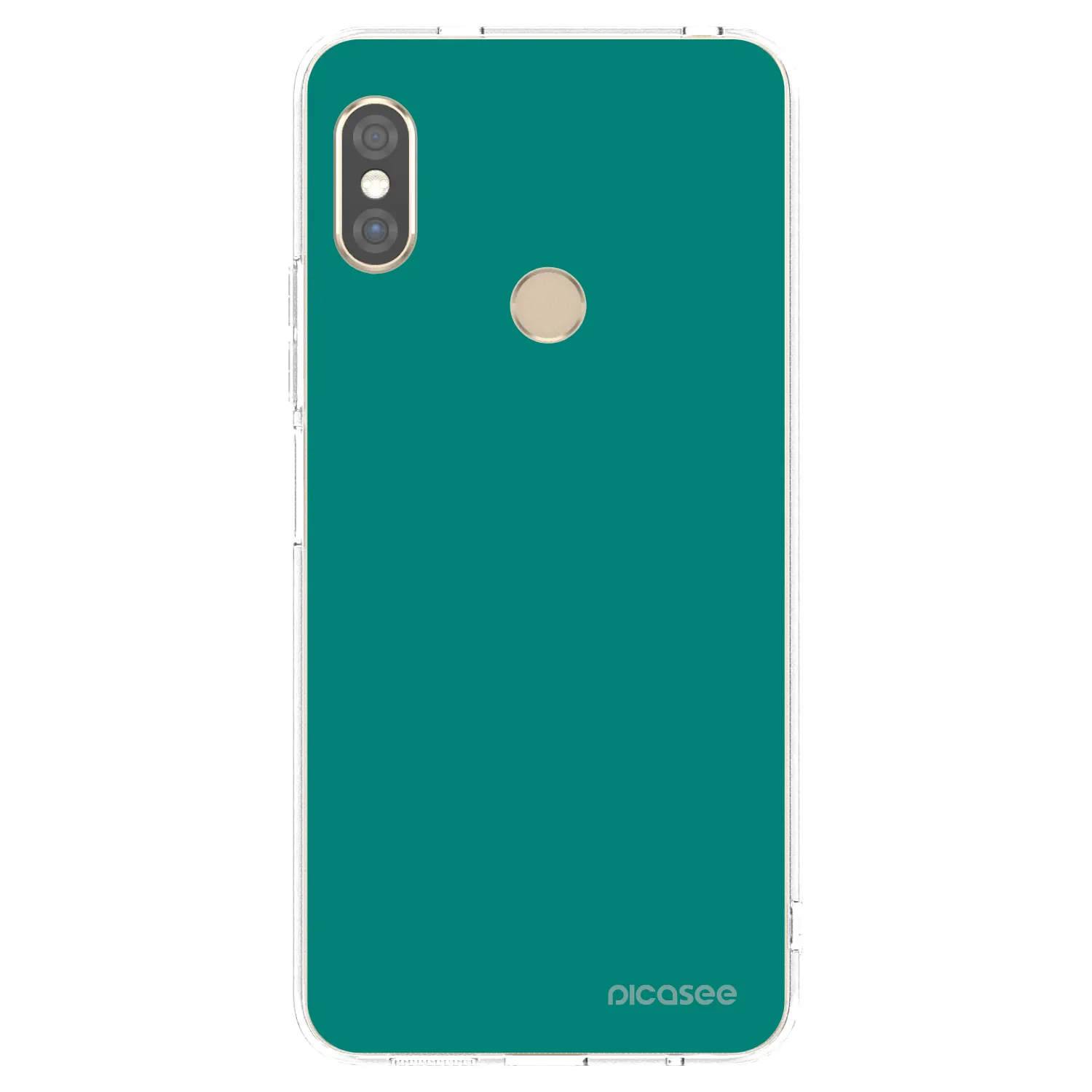Silikónový prehľadný obal pre Xiaomi Redmi Note 5 Global - Emerald Mist