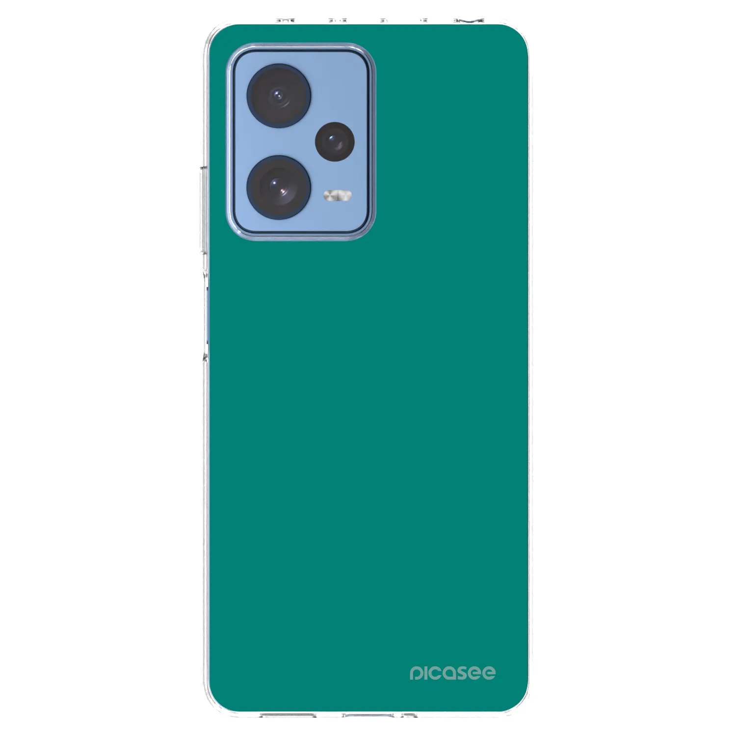 Picasee silikónový prehľadný obal pre Xiaomi Redmi Note 12 Pro 5G - Emerald Mist