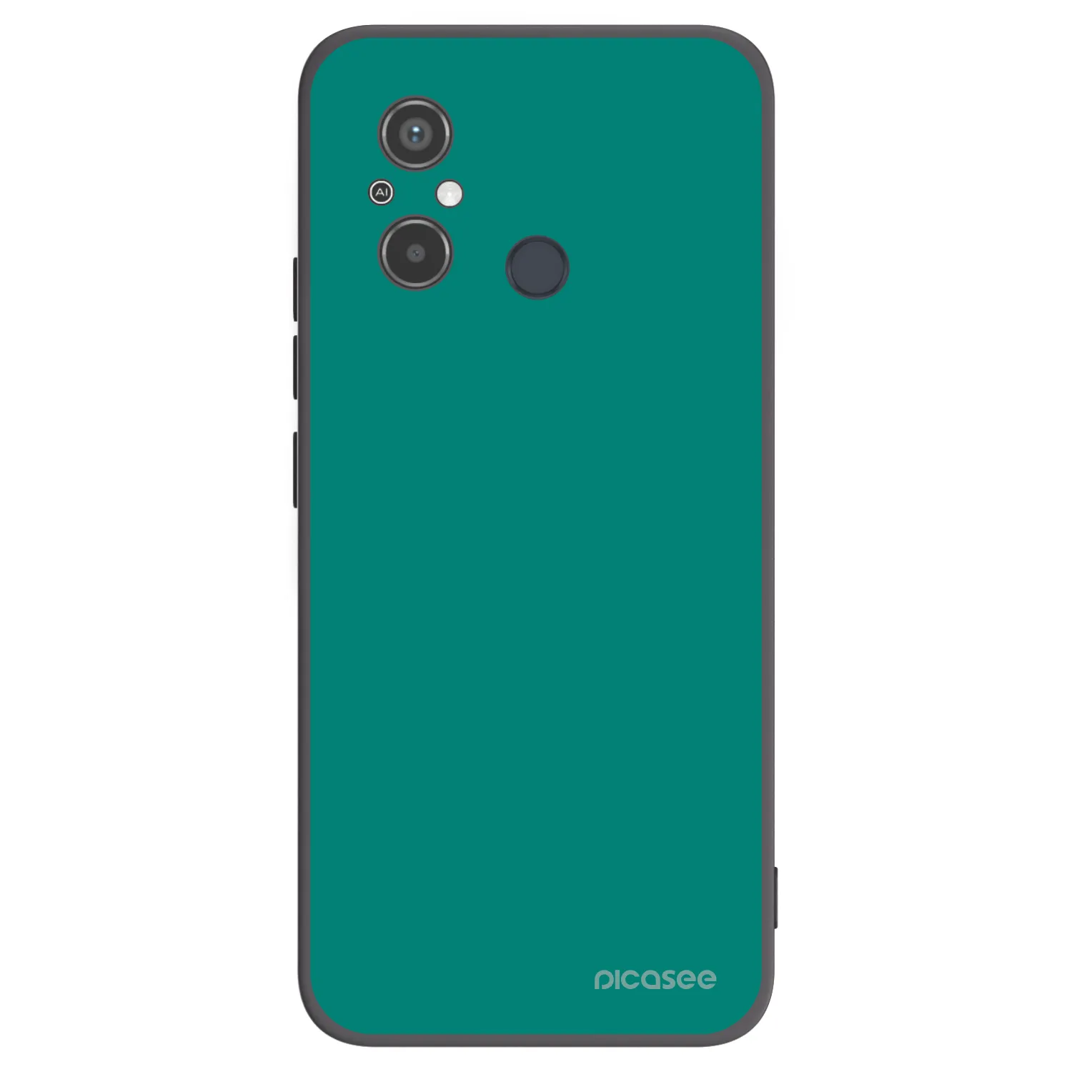 Picasee silikónový čierny obal pre Xiaomi Redmi 12C - Emerald Mist