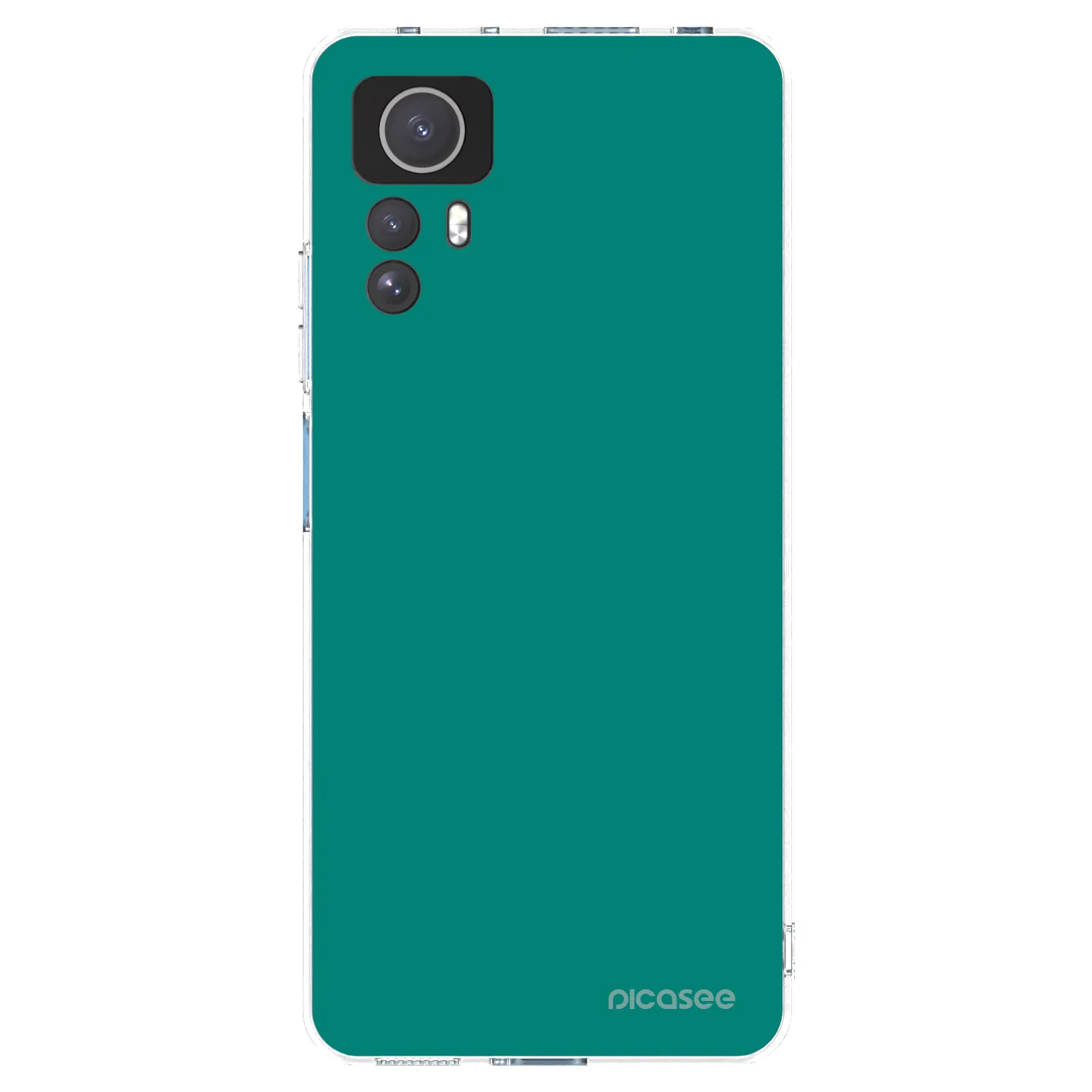Picasee silikónový prehľadný obal pre Xiaomi Redmi Note 12S - Emerald Mist