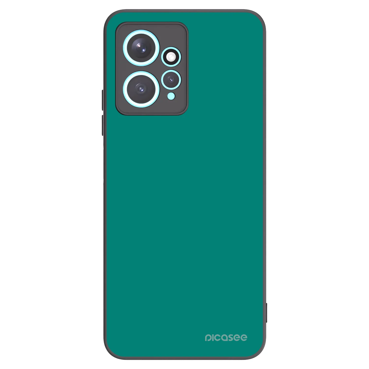 Picasee silikónový čierny obal pre Xiaomi Redmi Note 12 4G - Emerald Mist