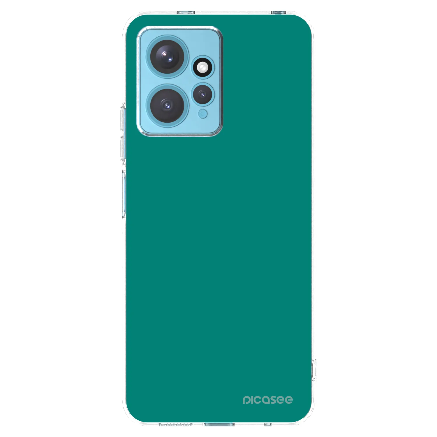 Picasee silikónový prehľadný obal pre Xiaomi Redmi Note 12 4G - Emerald Mist