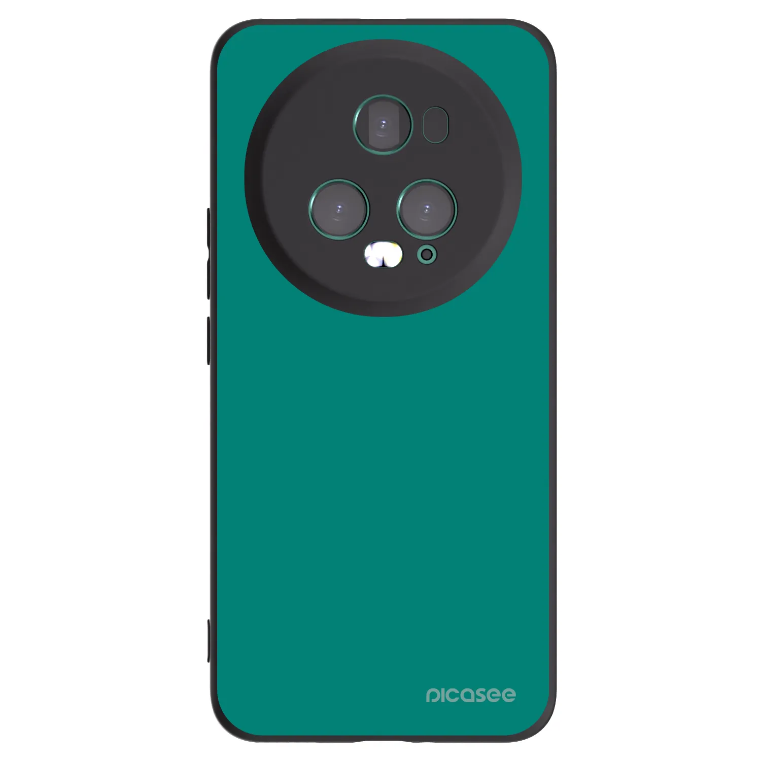 Picasee silikónový čierny obal pre Honor Magic5 Pro - Emerald Mist
