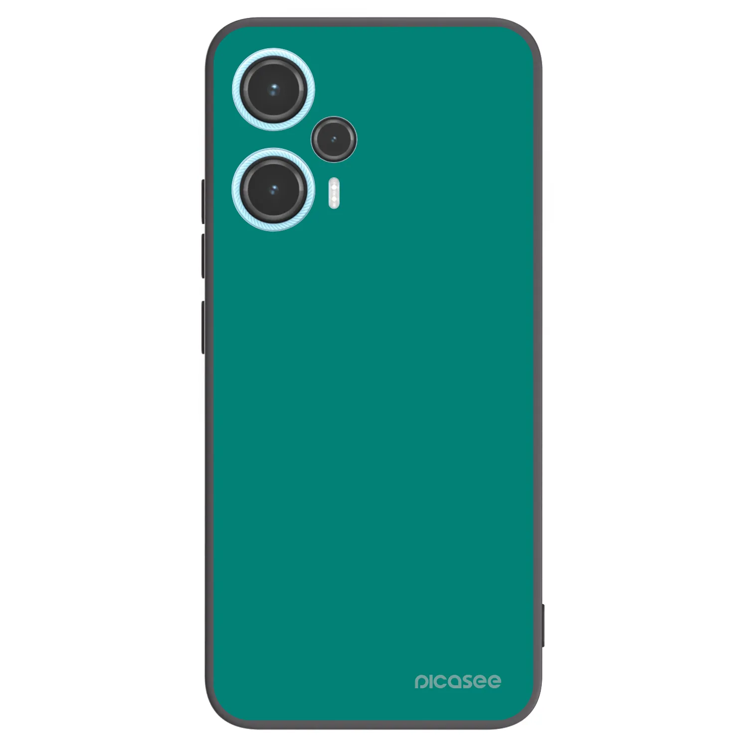 Picasee silikónový čierny obal pre Xiaomi Poco F5 - Emerald Mist