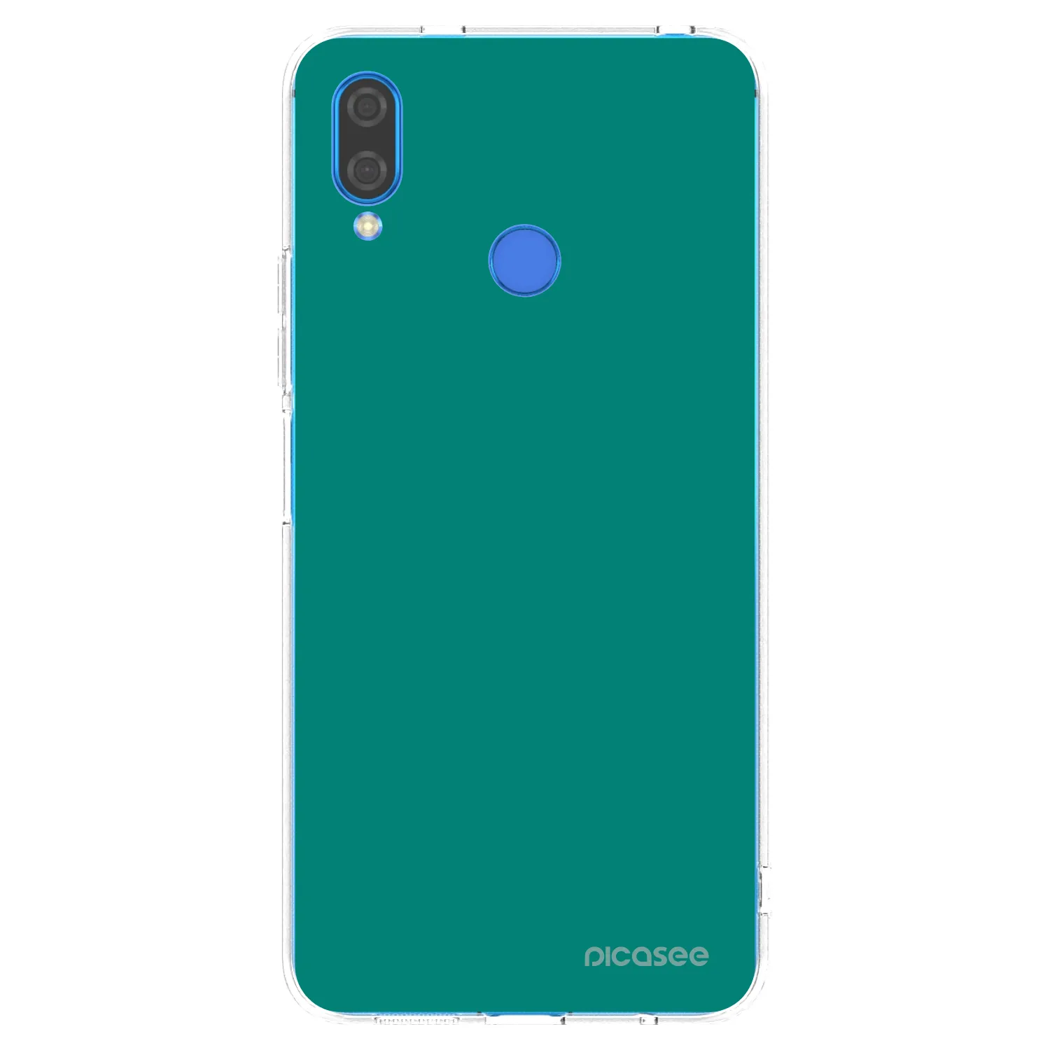 Picasee silikónový prehľadný obal pre Huawei Nova 3 - Emerald Mist