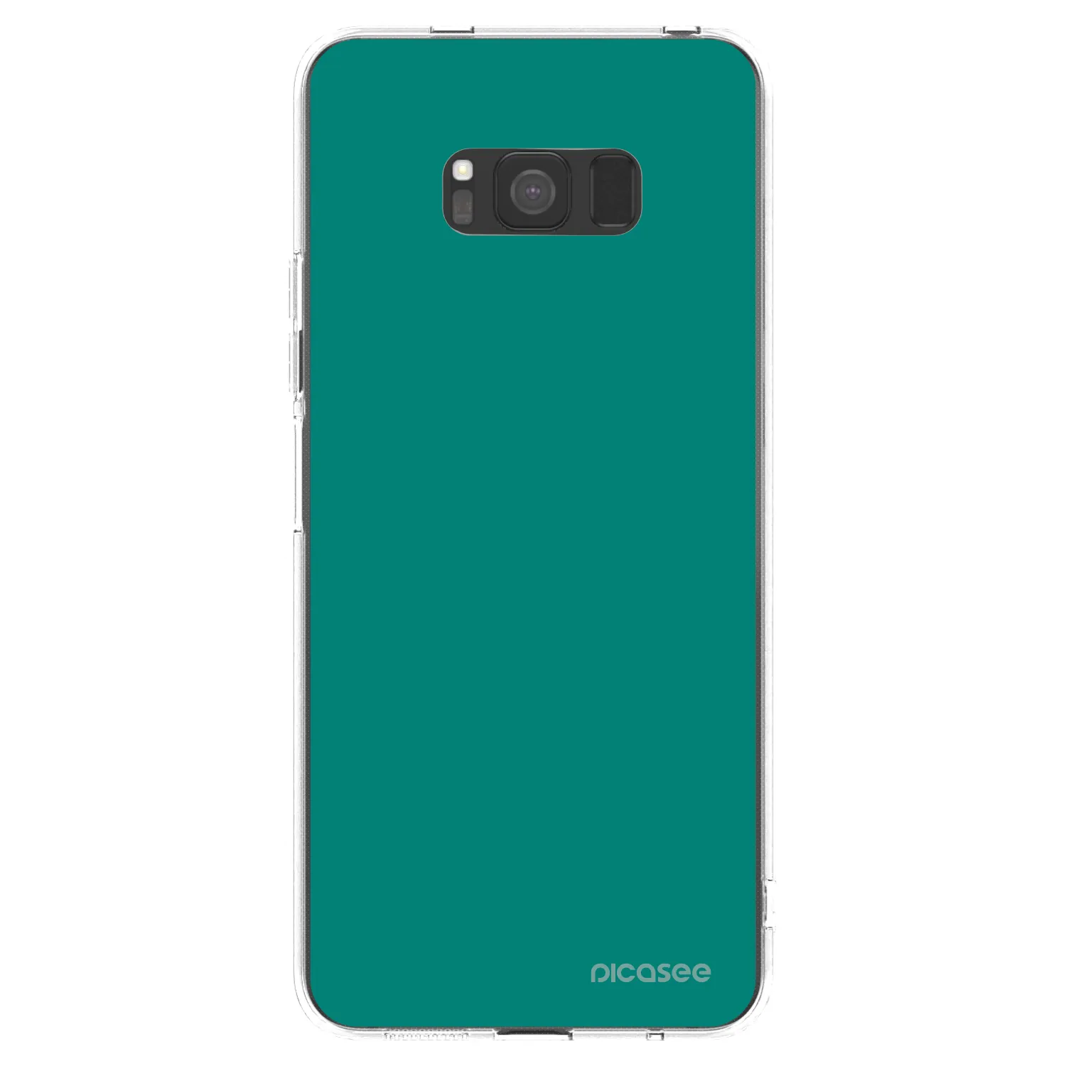 Picasee silikónový prehľadný obal pre Samsung Galaxy S8 G950F - Emerald Mist