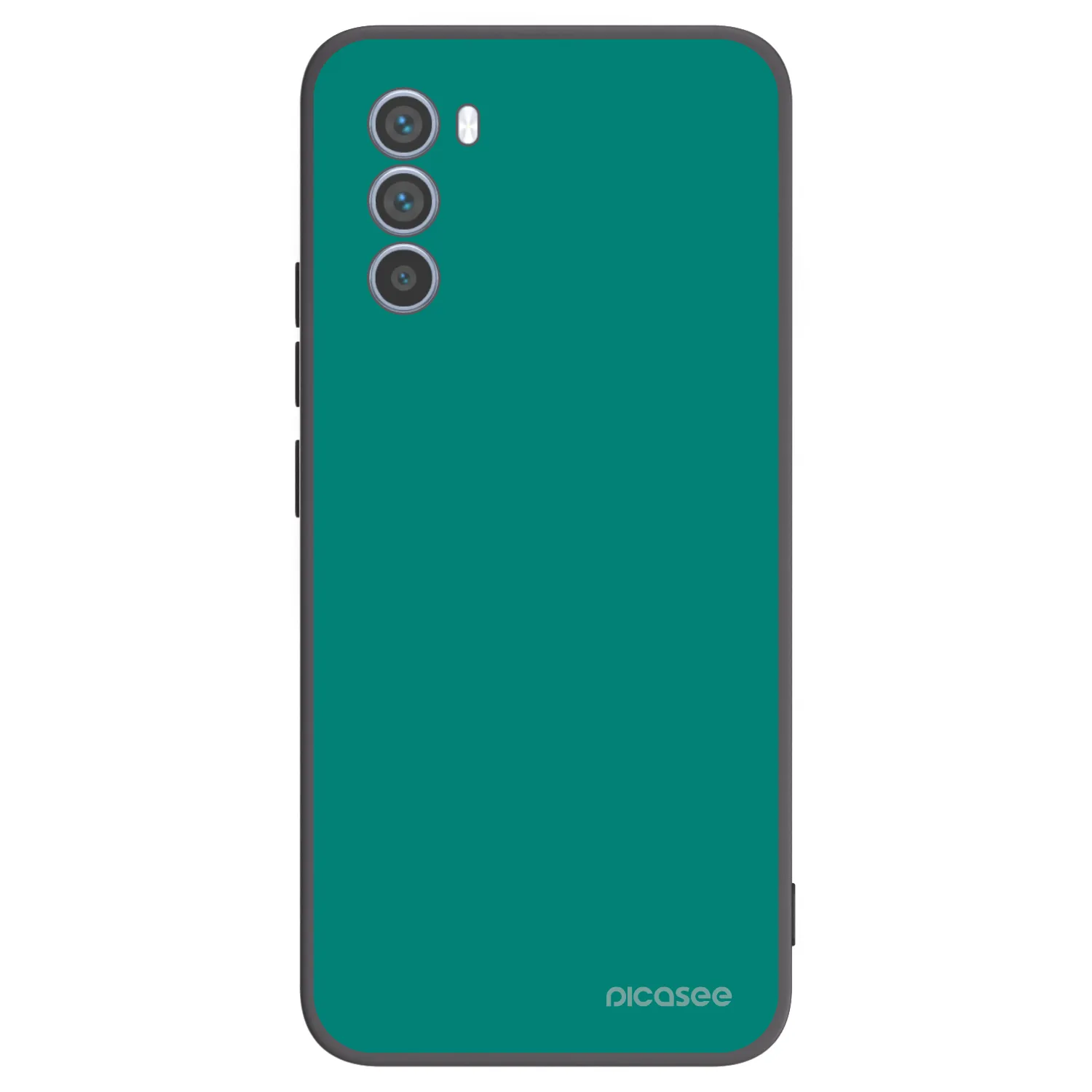 Picasee silikónový čierny obal pre Motorola Moto G62 - Emerald Mist
