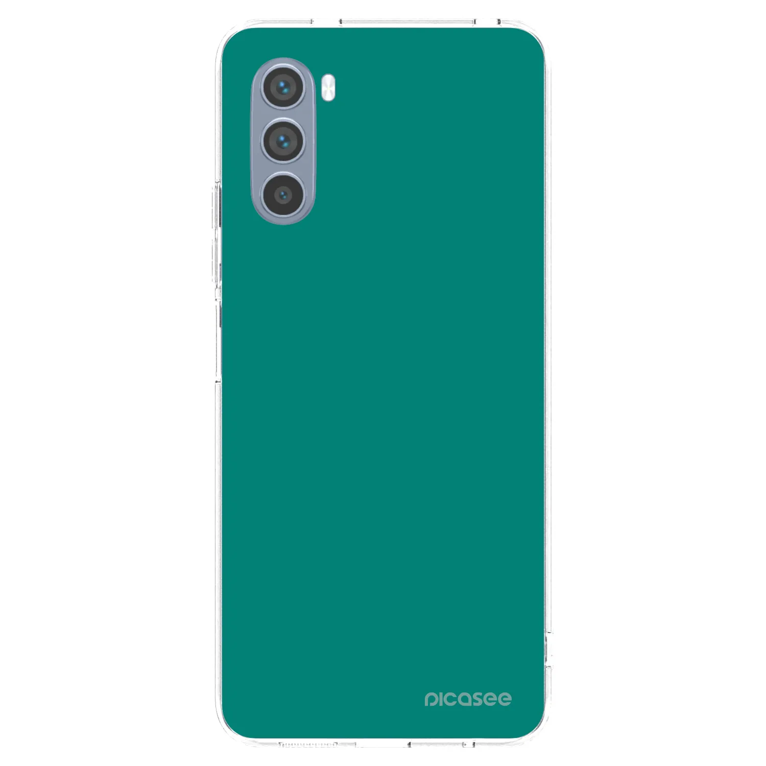Silikónový prehľadný obal pre Motorola Moto G62 - Emerald Mist