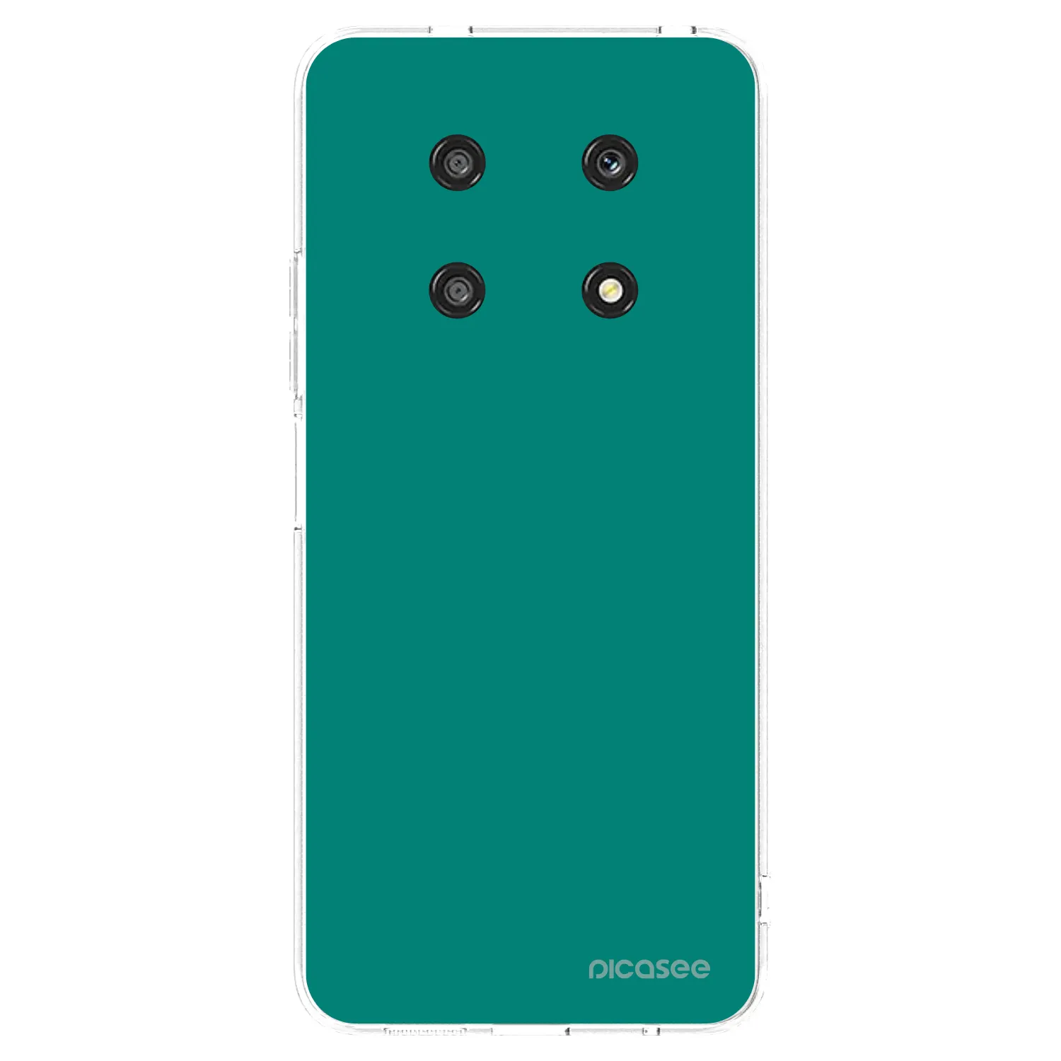 Picasee silikónový prehľadný obal pre Honor Magic4 Lite 5G - Emerald Mist