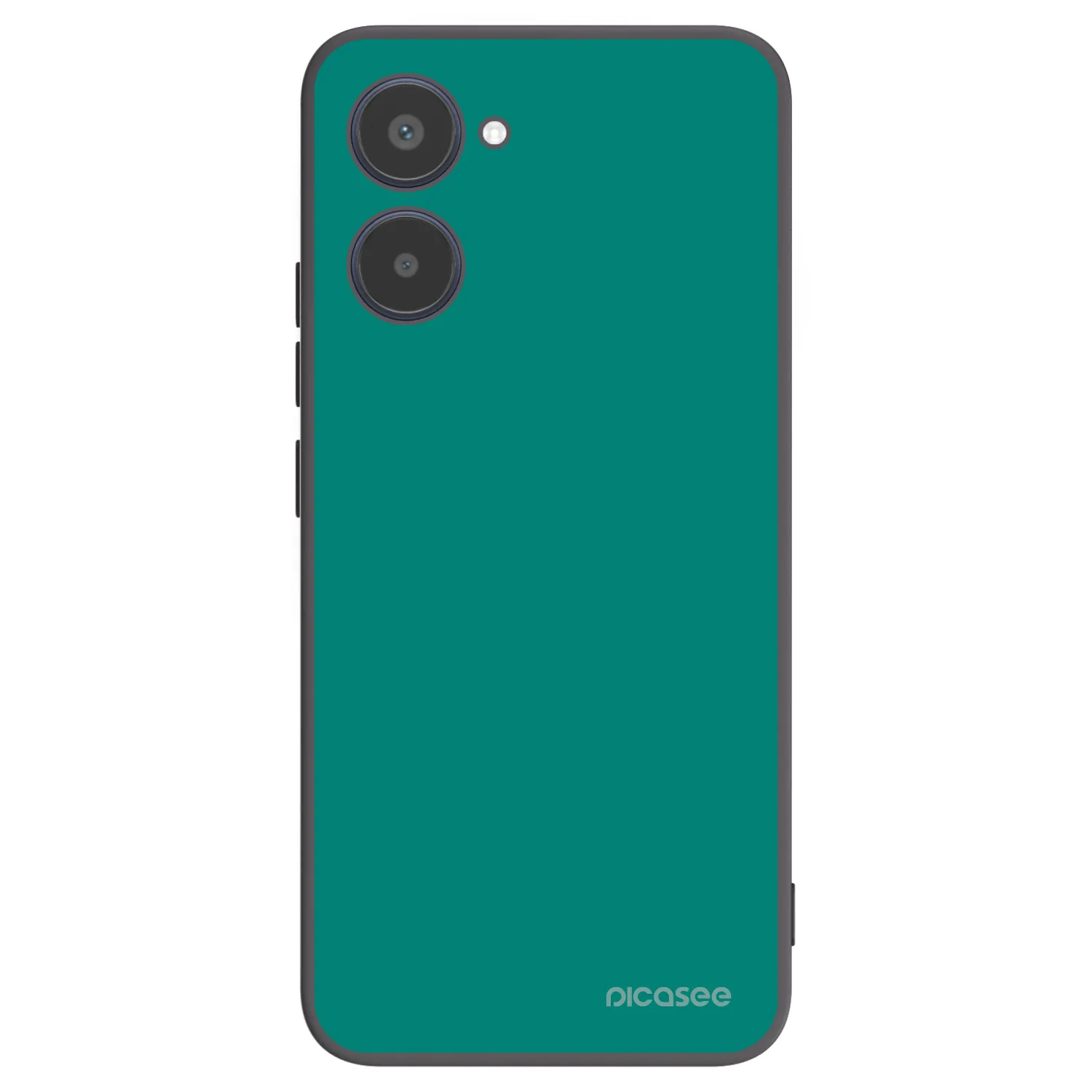 Picasee silikónový čierny obal pre Realme 10 4G - Emerald Mist