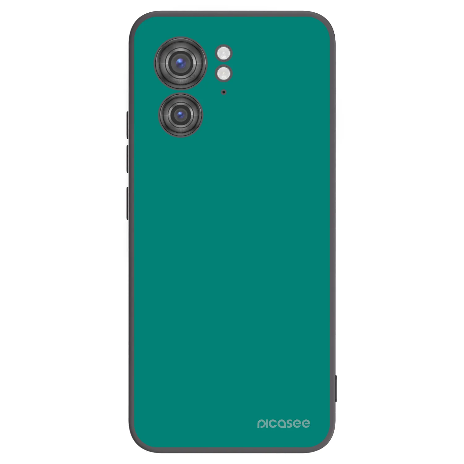 Picasee silikónový čierny obal pre Motorola Edge 40 - Emerald Mist