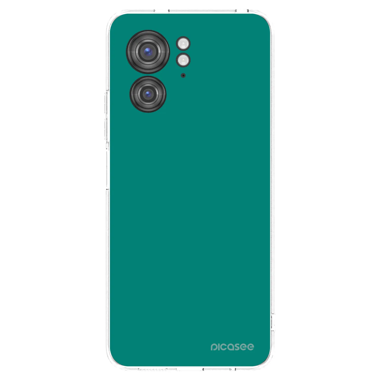 Picasee silikónový prehľadný obal pre Motorola Edge 40 - Emerald Mist