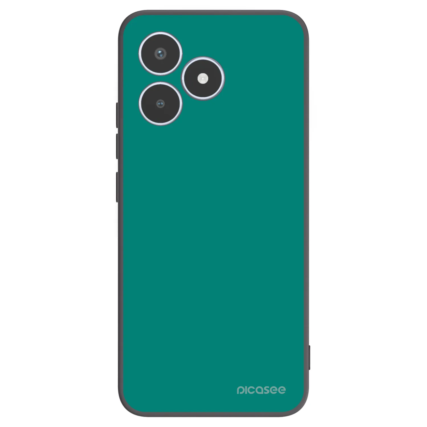 Picasee silikónový čierny obal pre Realme C53 - Emerald Mist