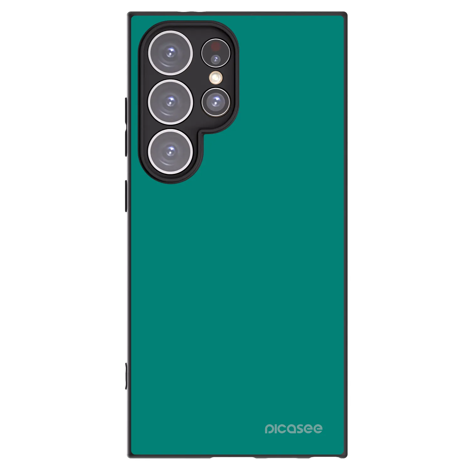 Picasee silikónový čierny obal pre Samsung Galaxy S24 Ultra S928B 5G - Emerald Mist