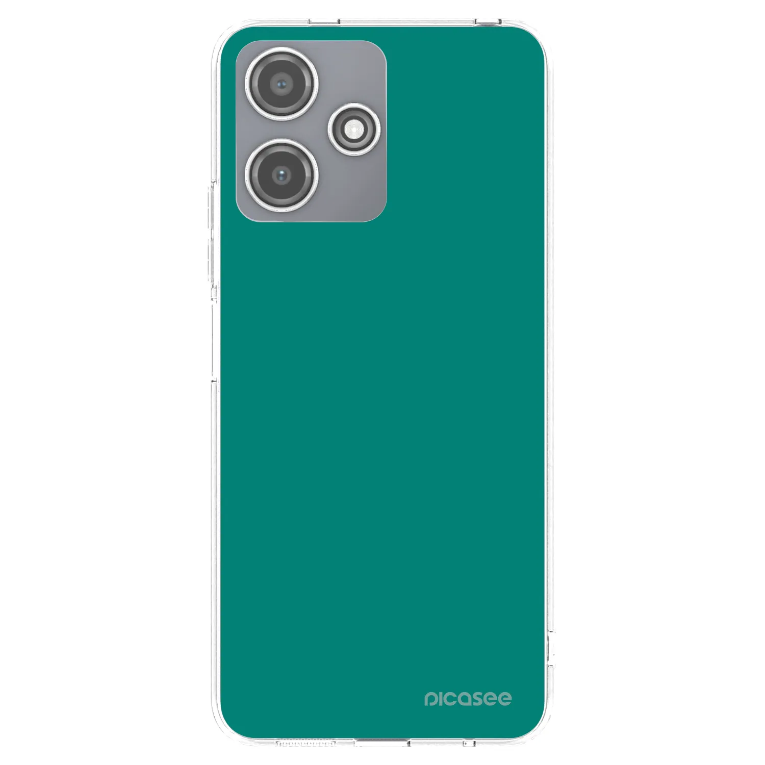 Picasee silikónový prehľadný obal pre Xiaomi Redmi 12 5G - Emerald Mist