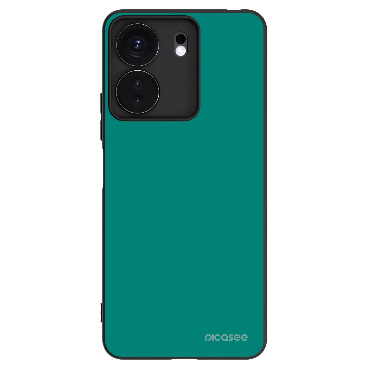 Silikónový čierny obal pre Xiaomi Redmi 13C 4G - Emerald Mist