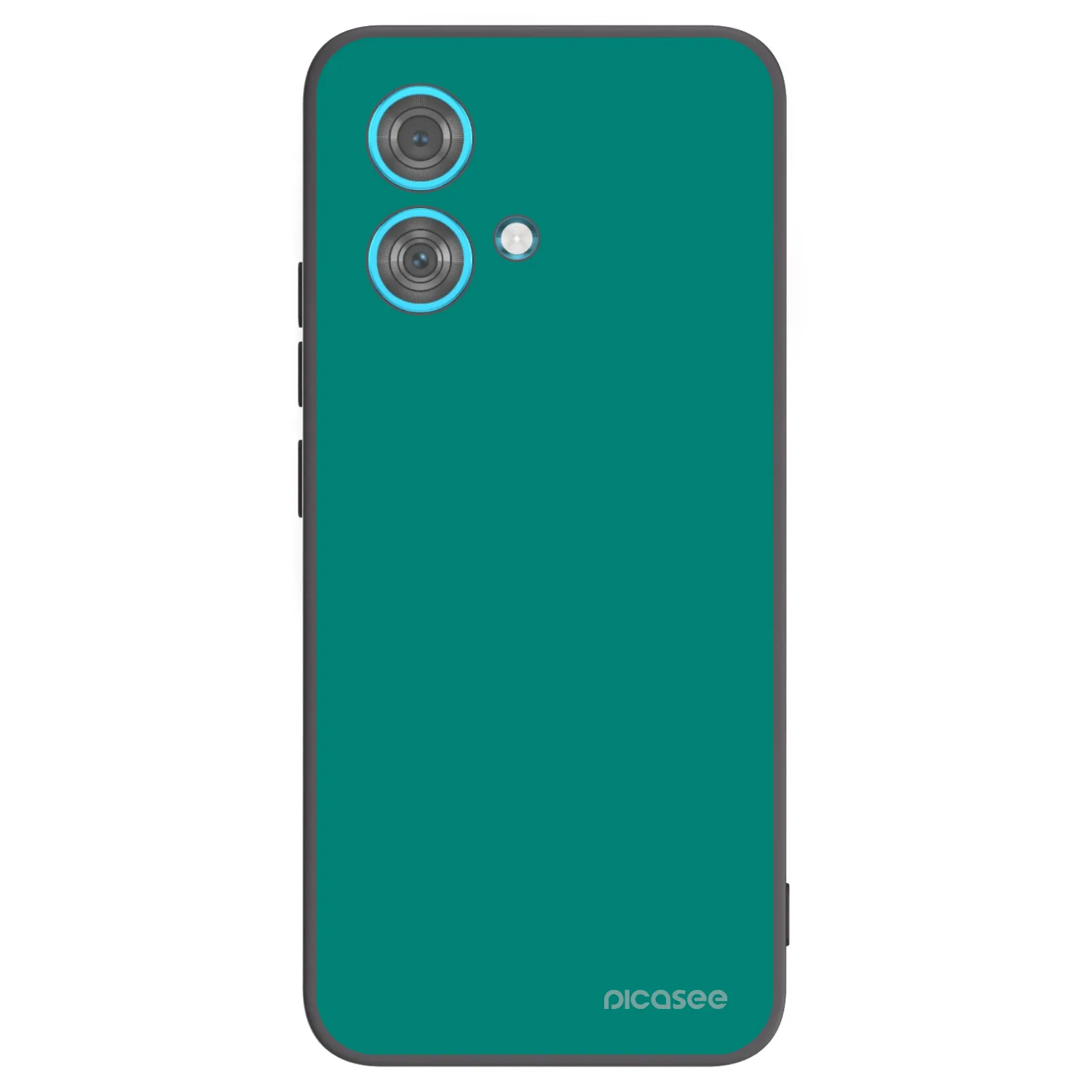 Picasee silikónový čierny obal pre Motorola Edge 40 Neo - Emerald Mist