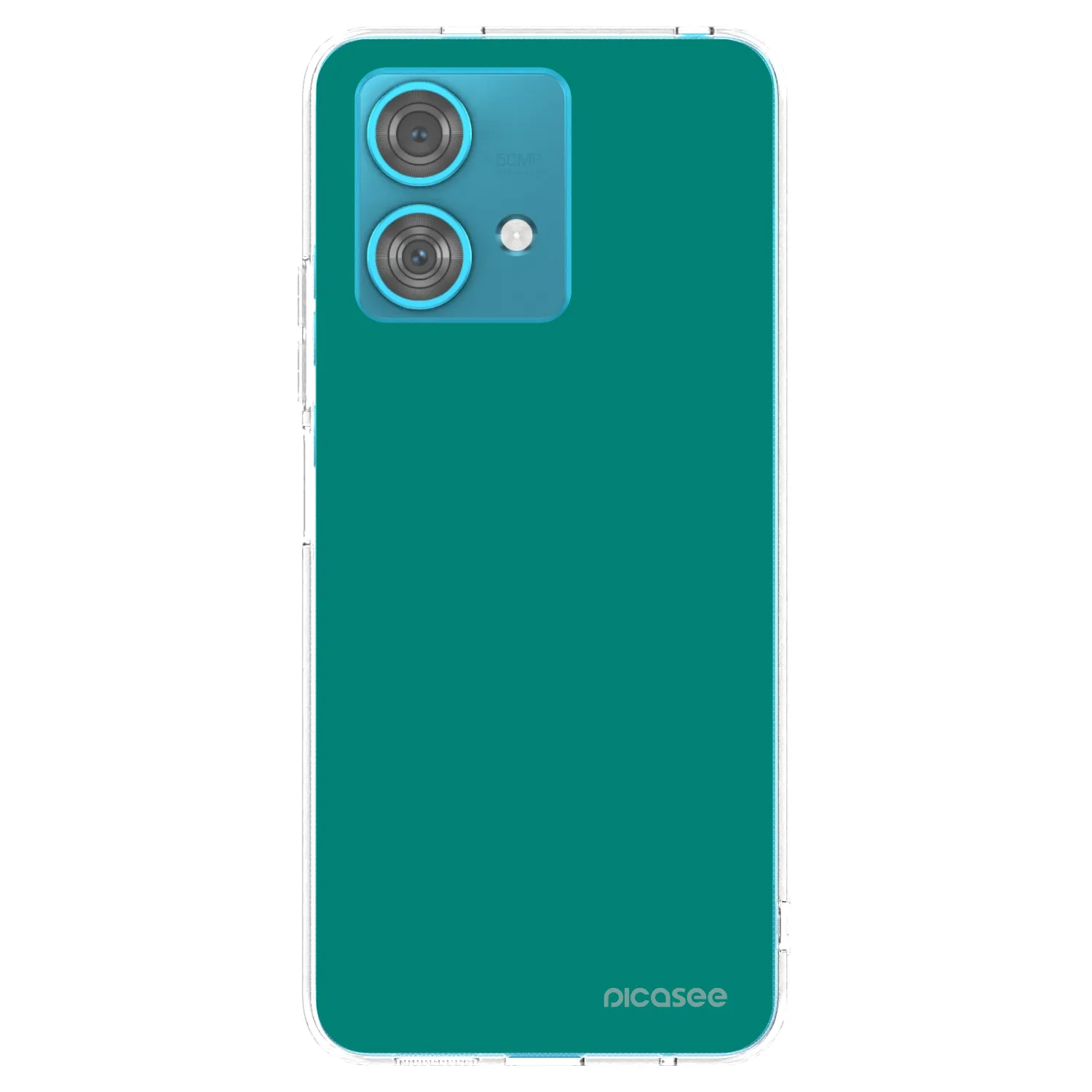 Picasee silikónový prehľadný obal pre Motorola Edge 40 Neo - Emerald Mist