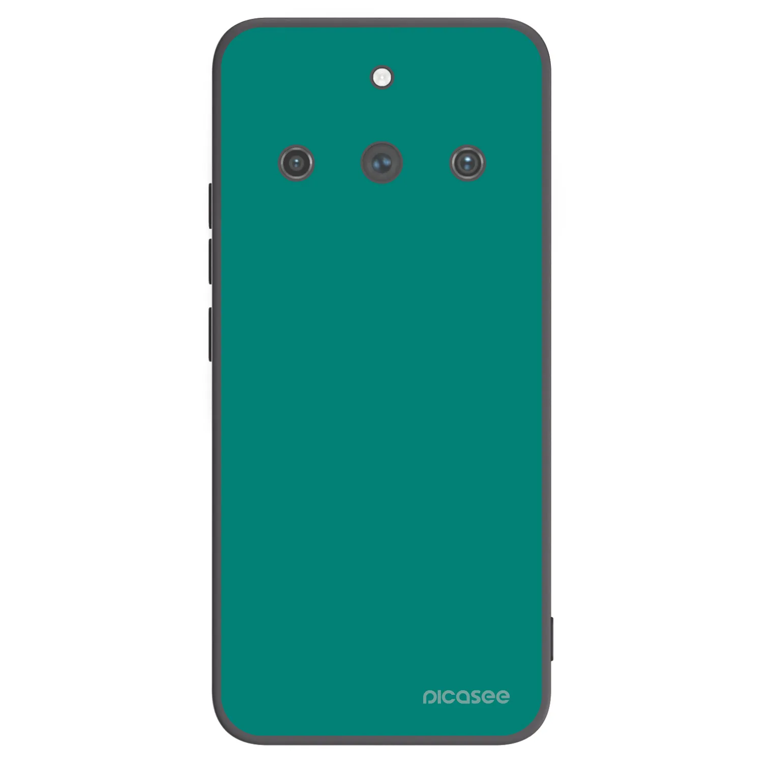 Picasee silikónový čierny obal pre Realme 11 Pro+ - Emerald Mist