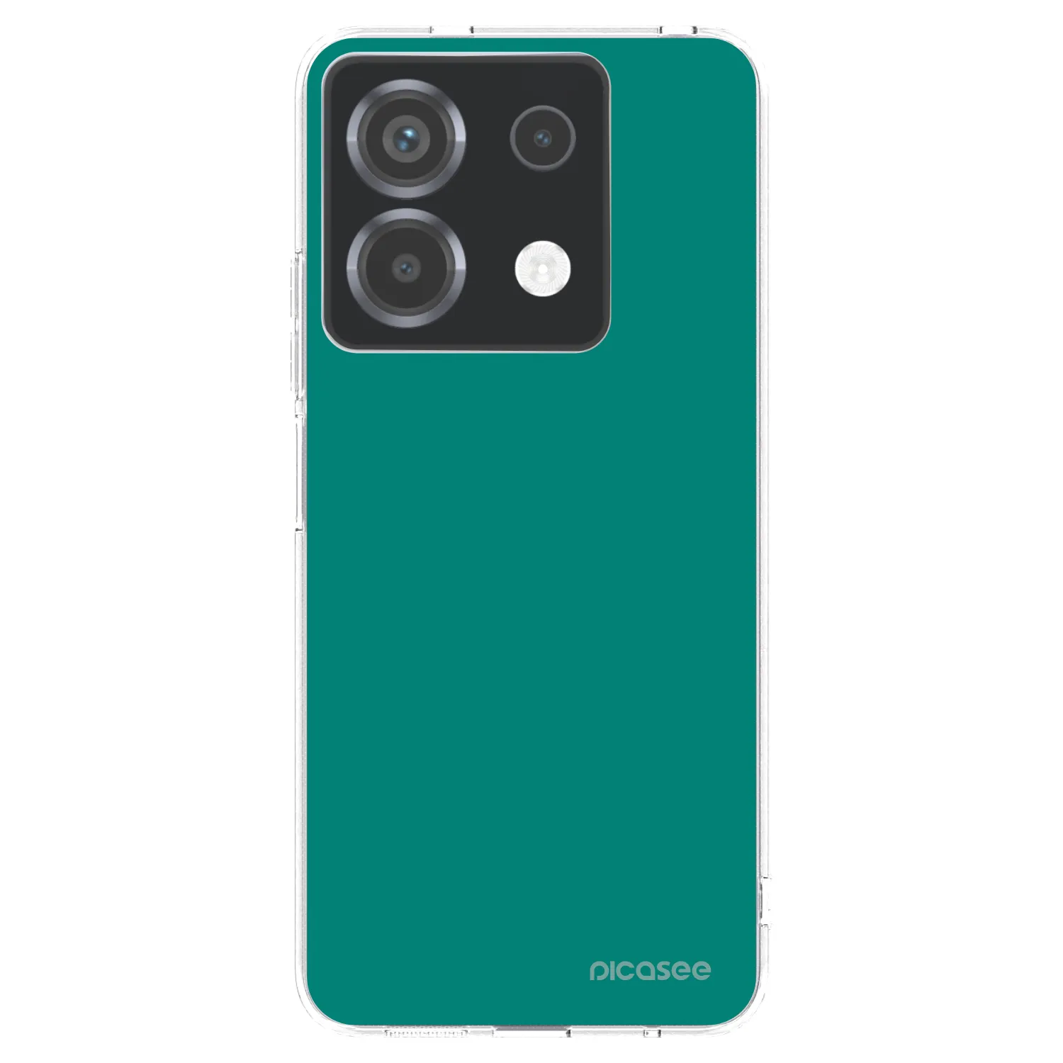 Picasee silikónový prehľadný obal pre Xiaomi Poco X6 - Emerald Mist