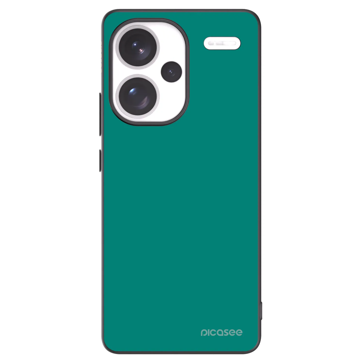 Picasee silikónový čierny obal pre Xiaomi Redmi Note 13 Pro+ 5G - Emerald Mist