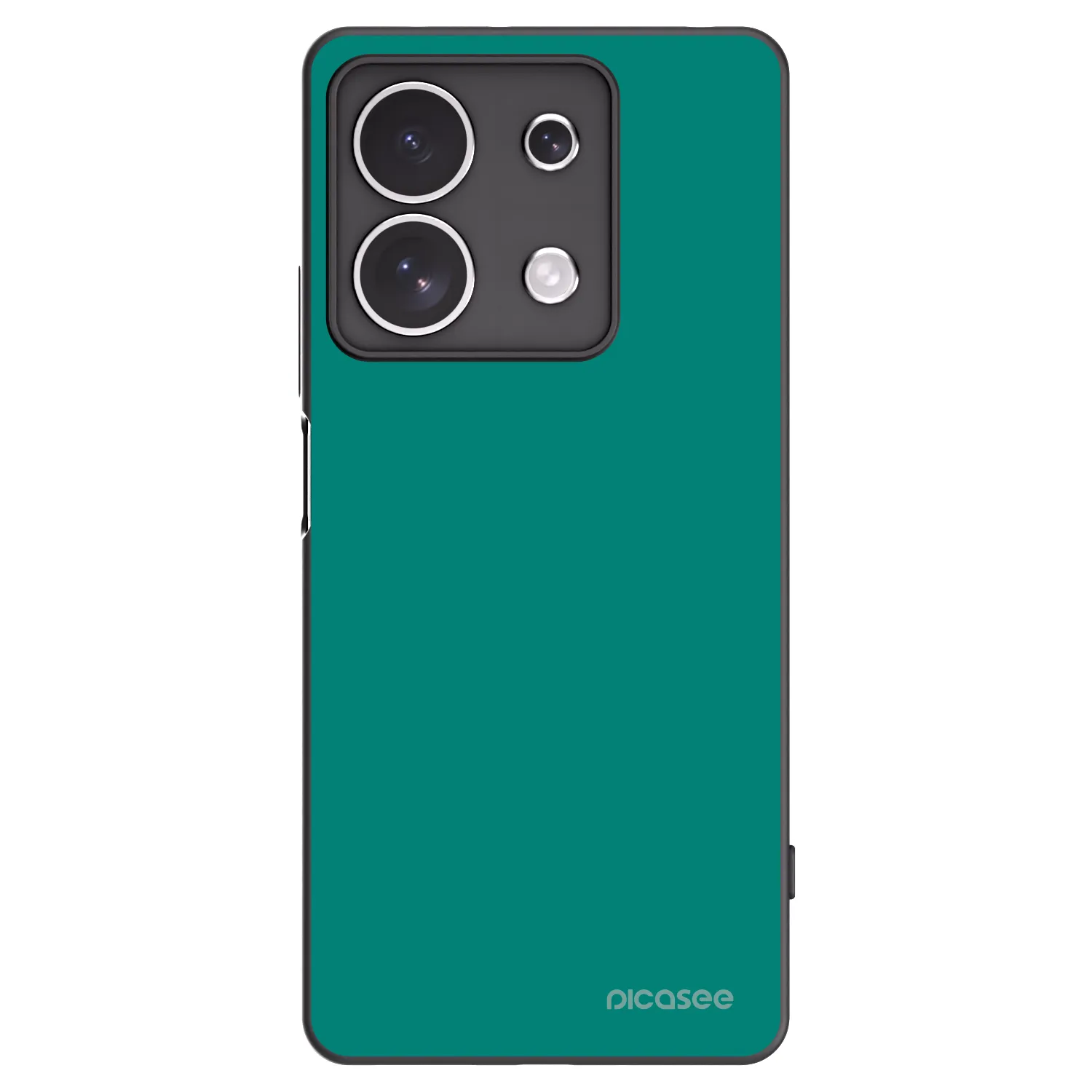 Picasee silikónový čierny obal pre Xiaomi Redmi Note 13 4G - Emerald Mist