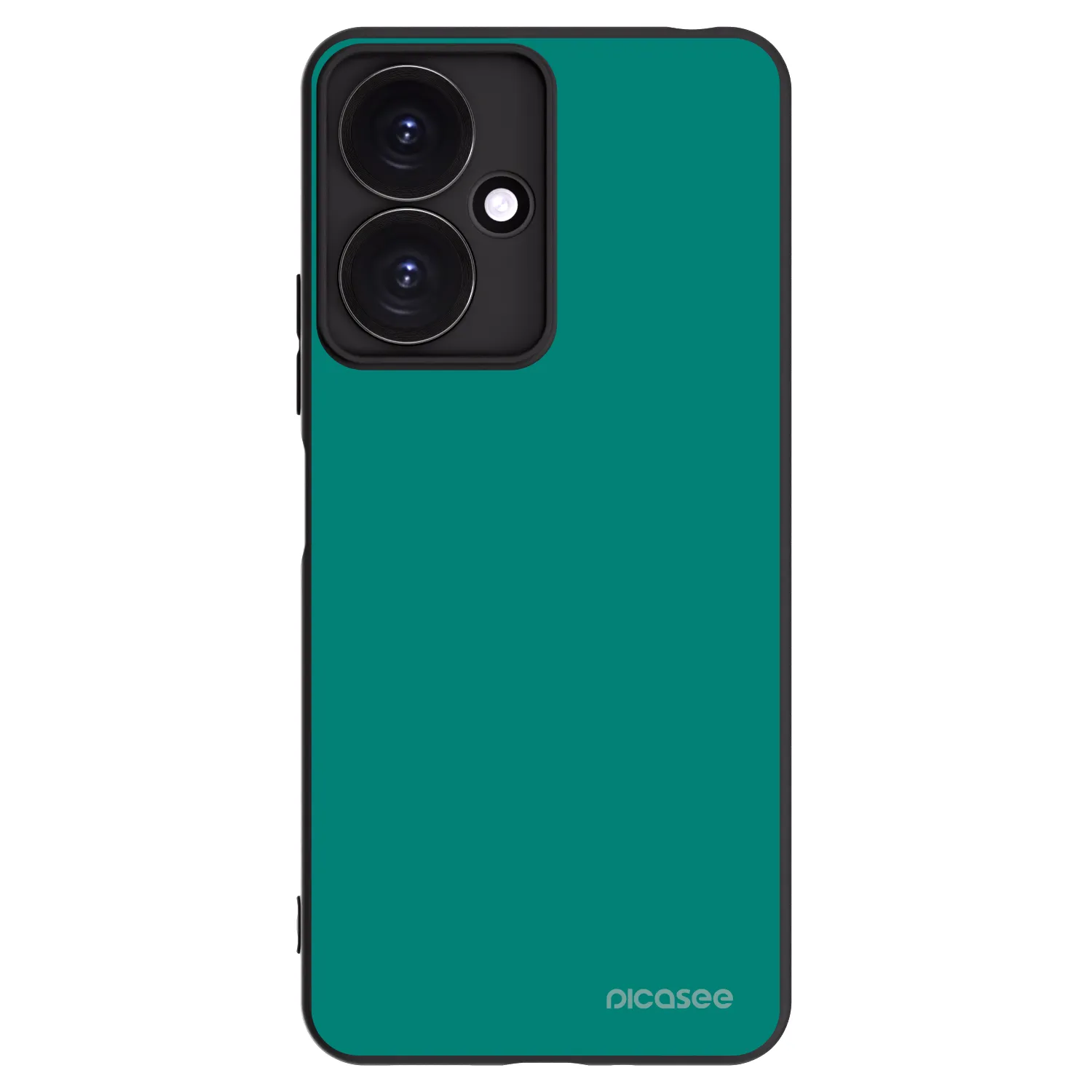 Picasee silikónový čierny obal pre Xiaomi Redmi 13C 5G - Emerald Mist
