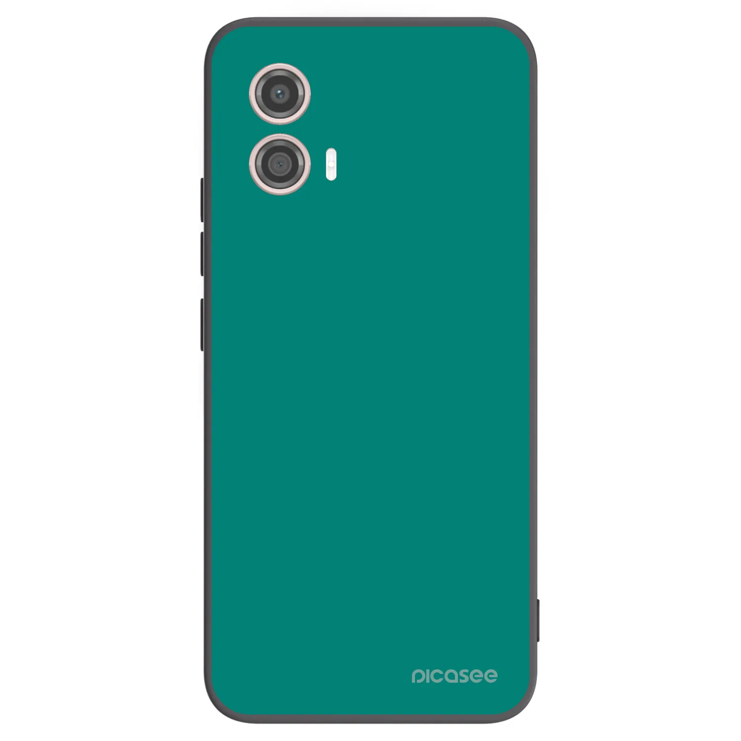 Picasee silikónový čierny obal pre Motorola Moto G53 5G - Emerald Mist