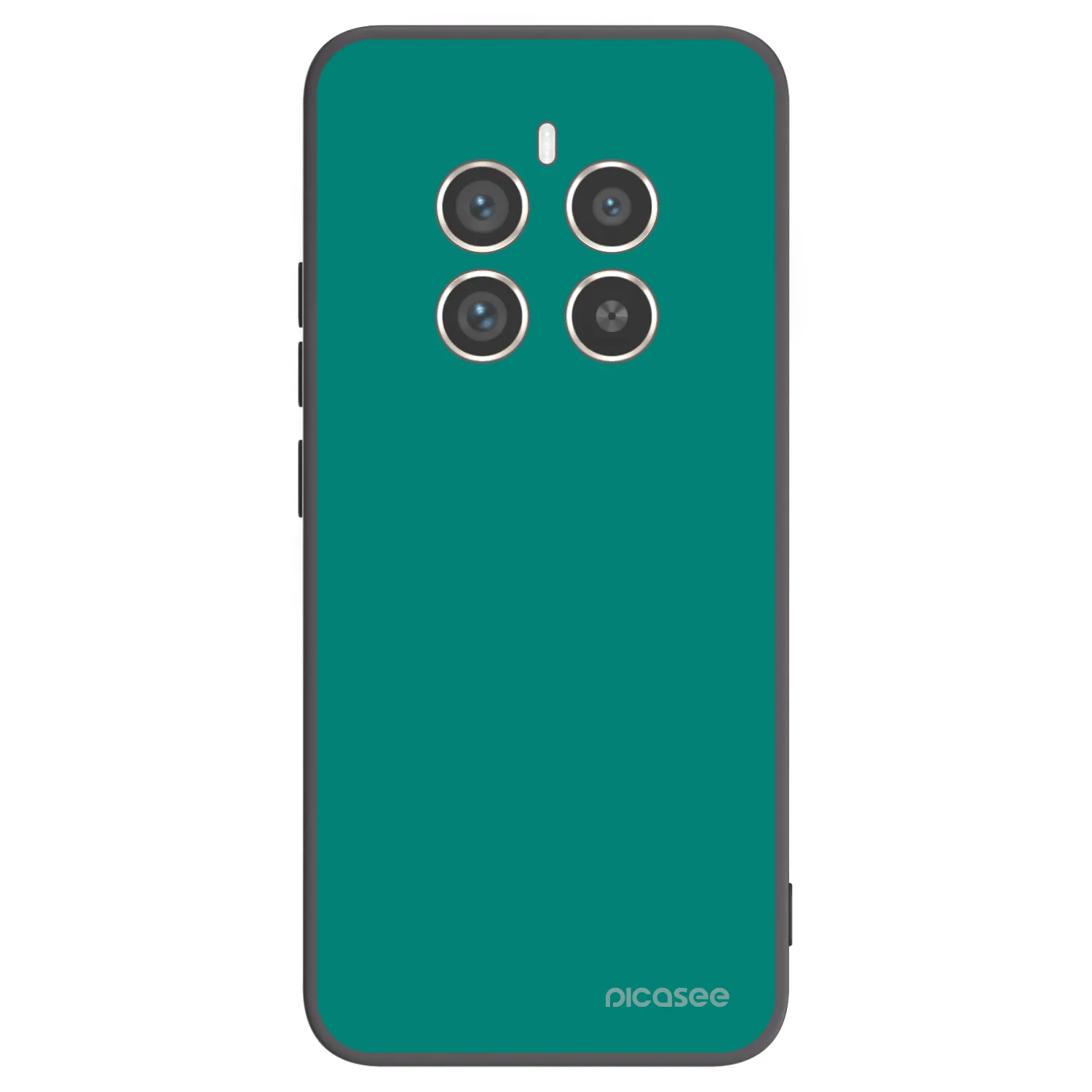 Picasee silikónový čierny obal pre Realme 12 Pro 5G - Emerald Mist