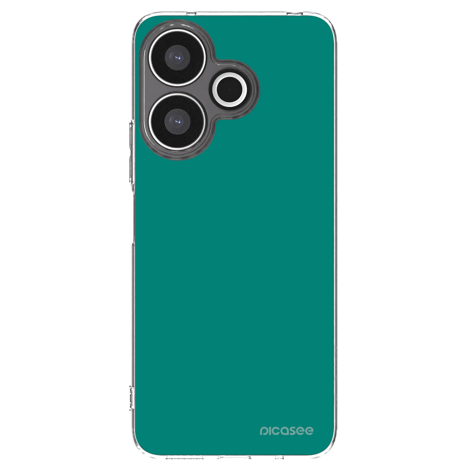 Silikónový prehľadný obal pre Xiaomi Redmi 13 4G - Emerald Mist