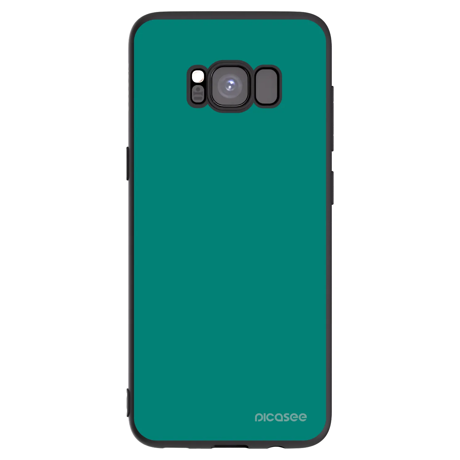 Picasee silikónový čierny obal pre Samsung Galaxy S8 G950F - Emerald Mist