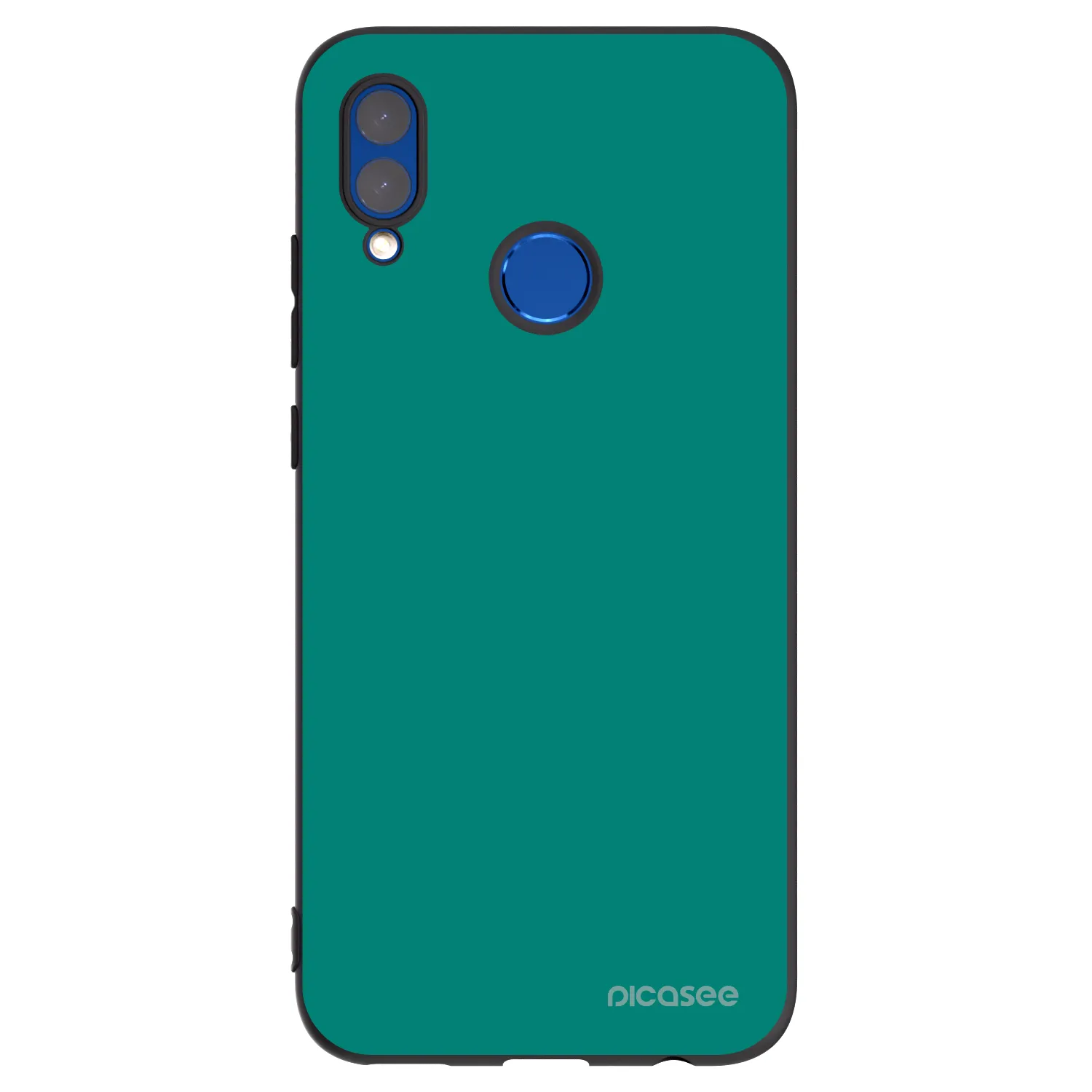 Picasee silikónový čierny obal pre Huawei P Smart 2019 - Emerald Mist