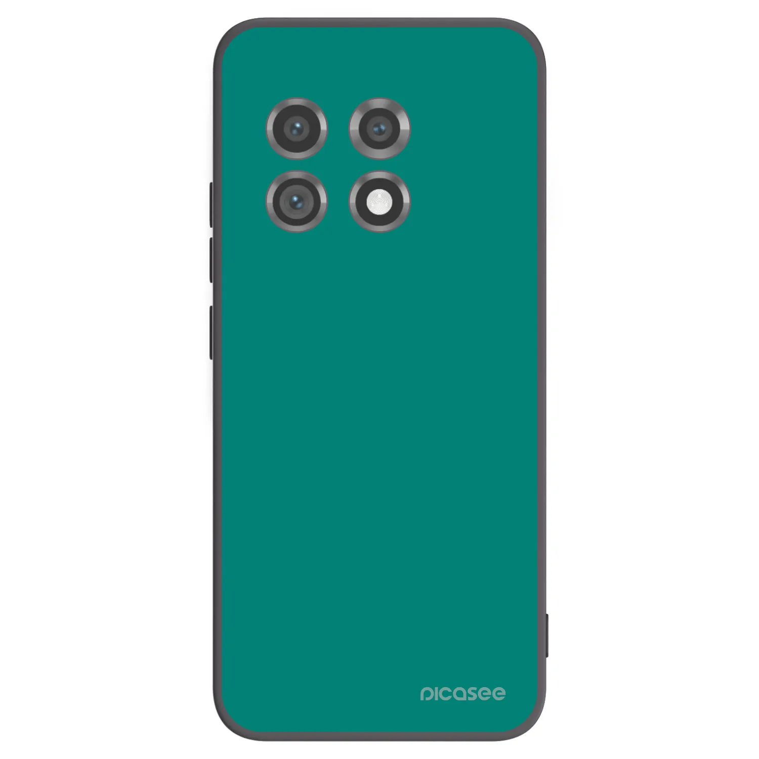 Picasee silikónový čierny obal pre OnePlus 11 5G - Emerald Mist