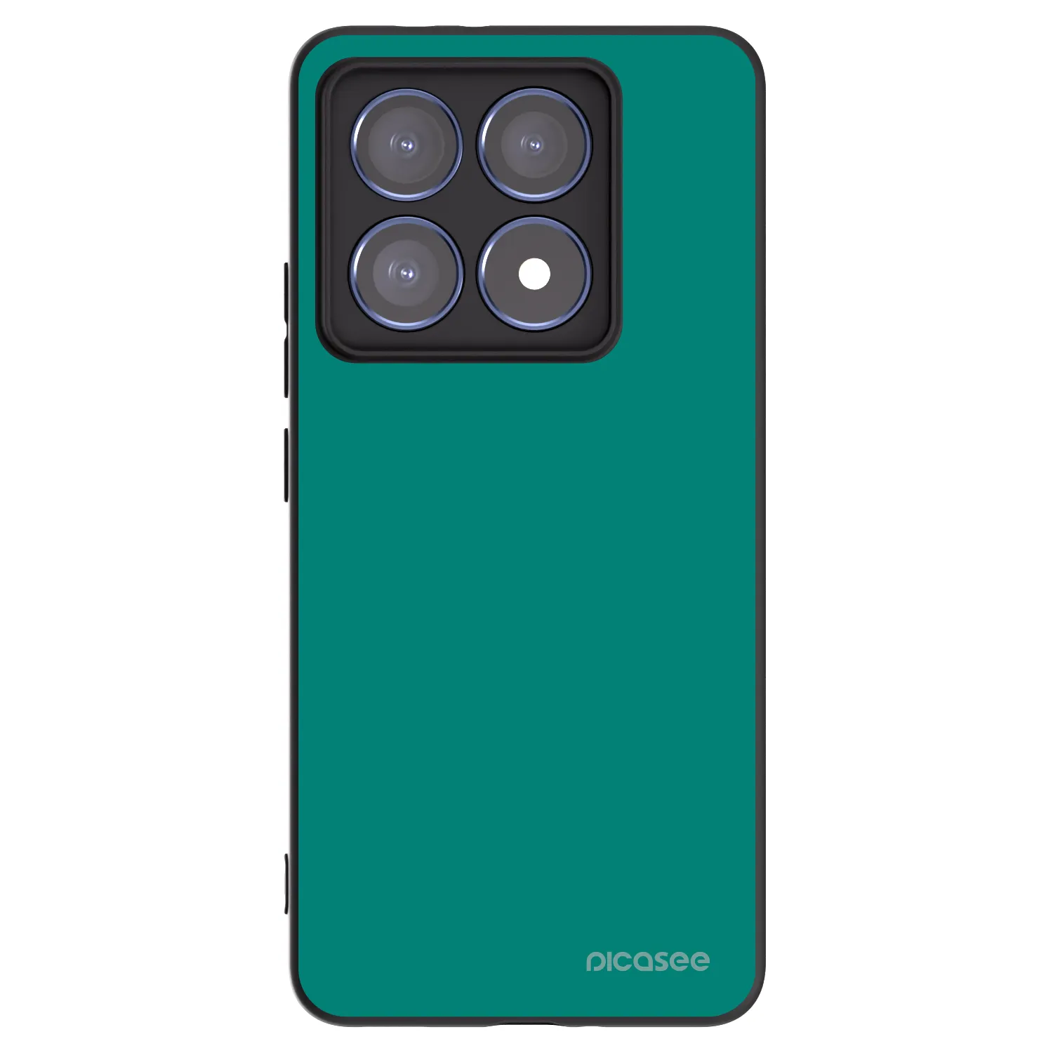 Picasee silikónový čierny obal pre Xiaomi 14T Pro - Emerald Mist