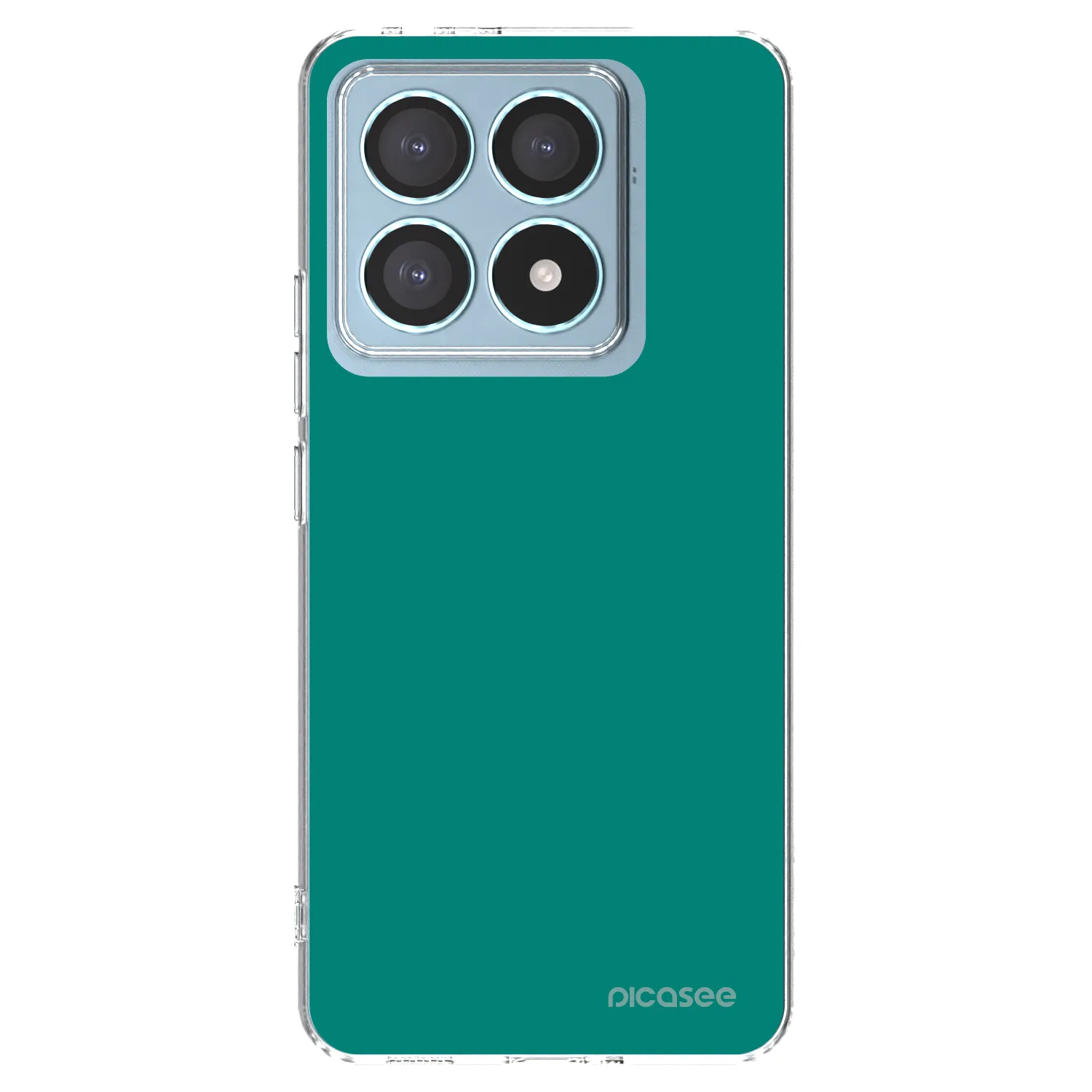 Picasee silikónový prehľadný obal pre Xiaomi 14T Pro - Emerald Mist