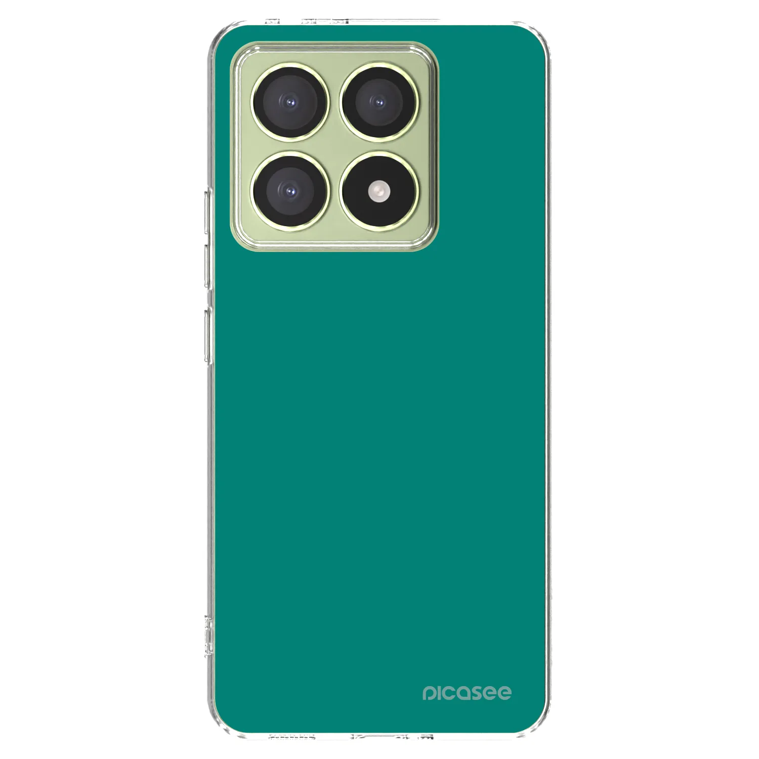 Picasee silikónový prehľadný obal pre Xiaomi 14T - Emerald Mist