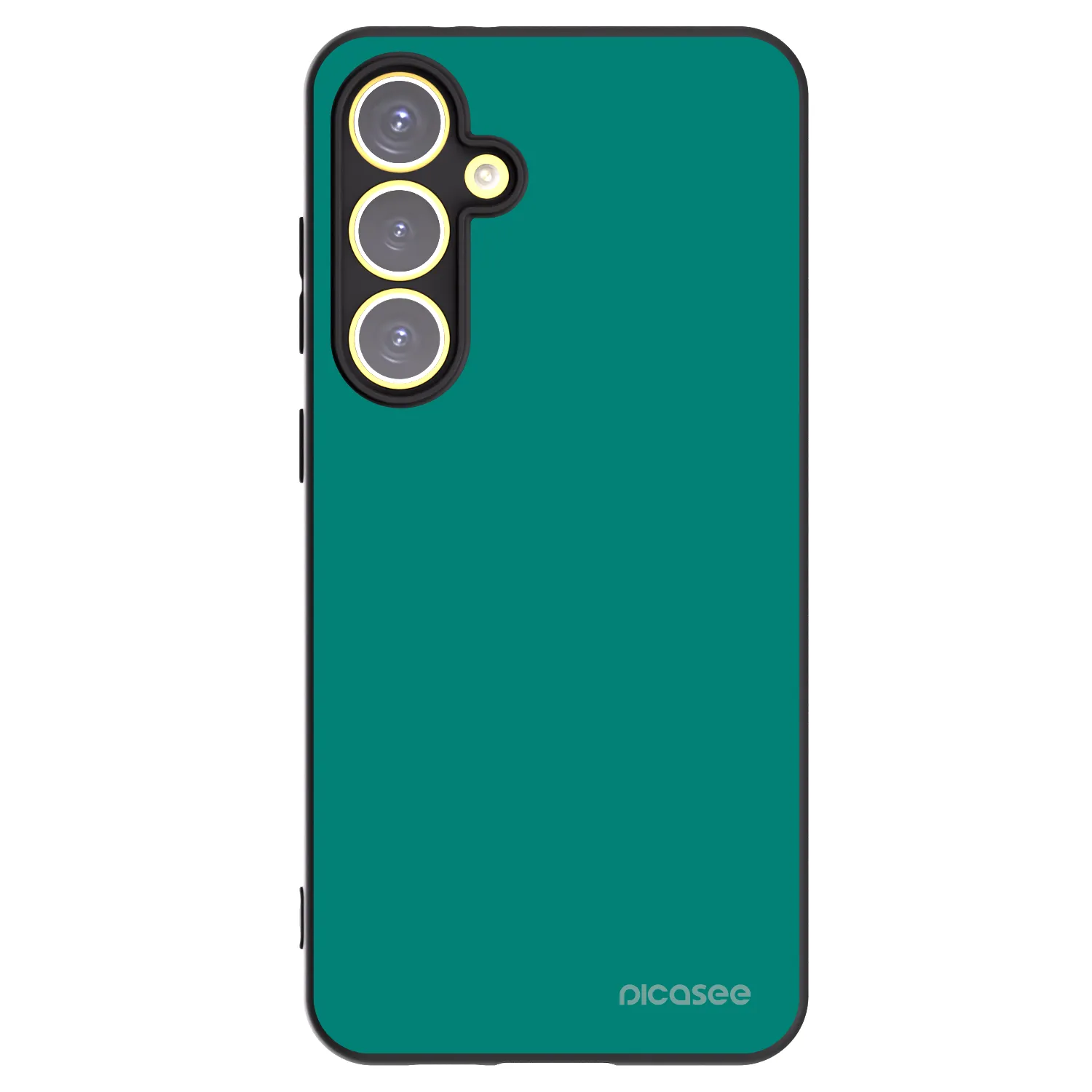 Picasee silikónový čierny obal pre Samsung Galaxy S24 FE S721B - Emerald Mist
