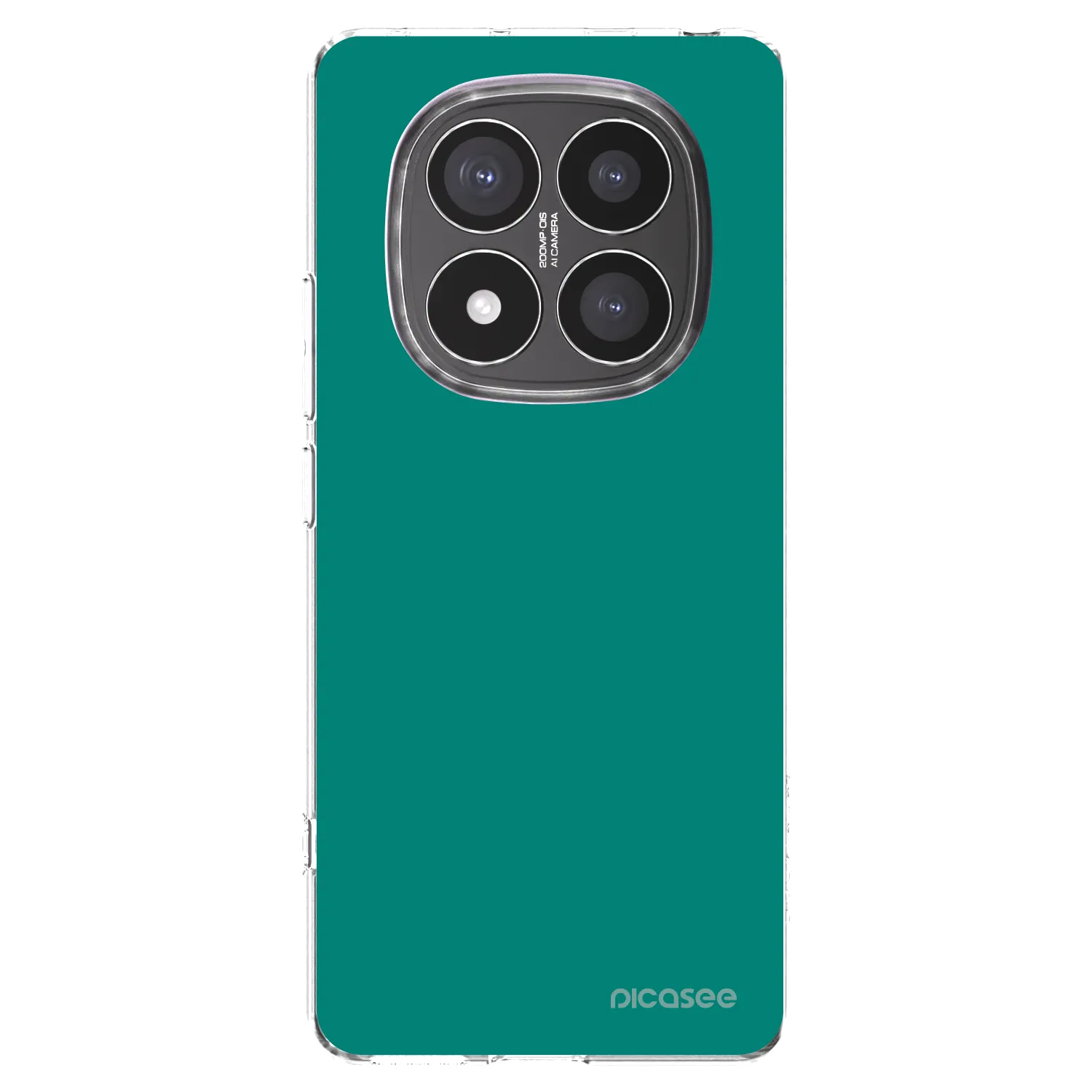 Silikónový prehľadný obal pre Xiaomi Redmi Note 14 Pro+ 5G - Emerald Mist