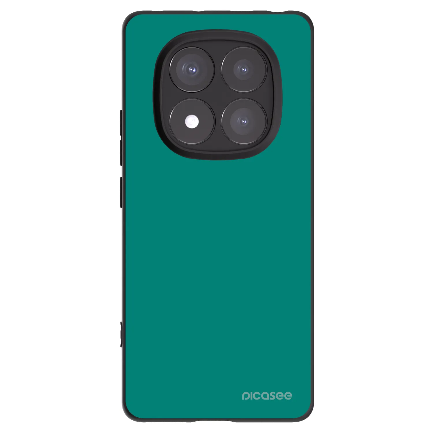 Silikónový čierny obal pre Xiaomi Redmi Note 14 Pro 5G - Emerald Mist