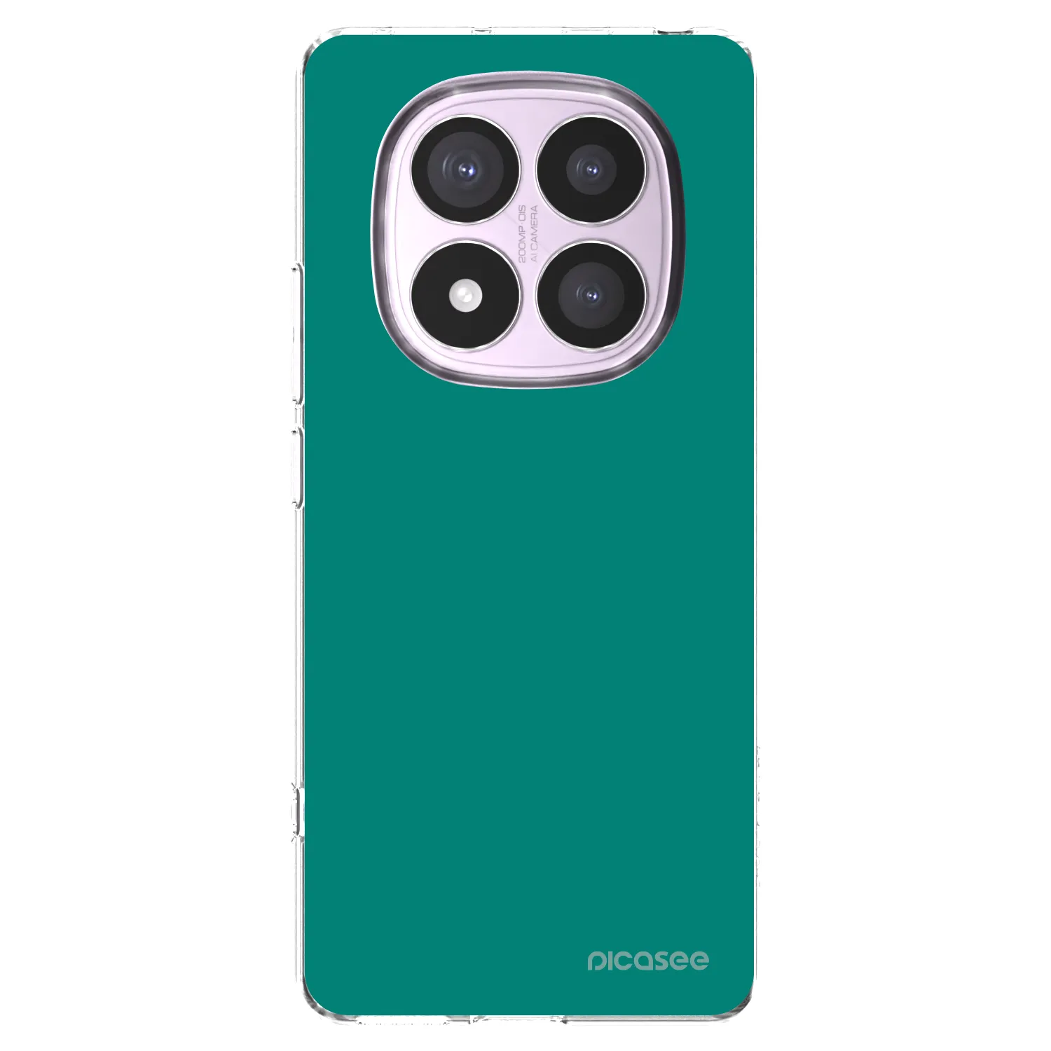 Silikónový prehľadný obal pre Xiaomi Redmi Note 14 Pro 5G - Emerald Mist